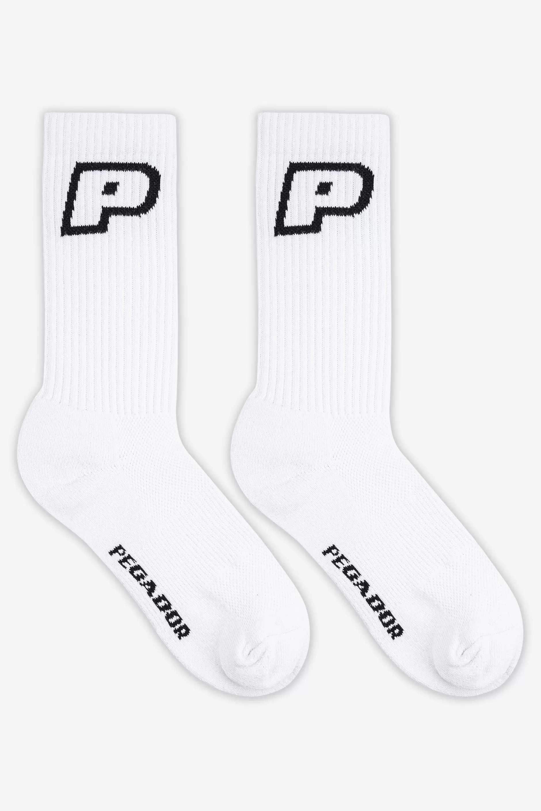 Best Pegador Acme Socks White Black