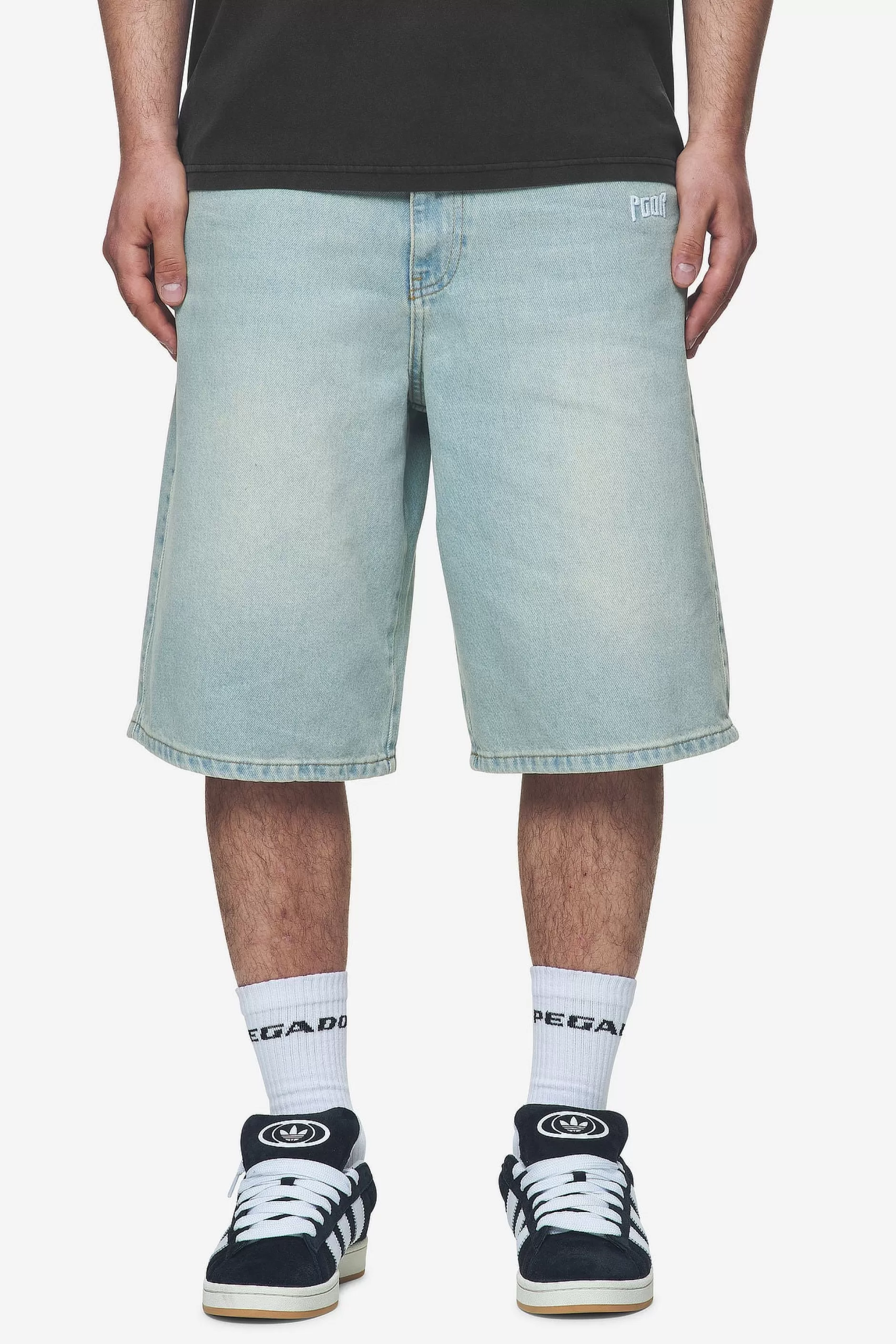 Hot Pegador Alcoa Jorts Sand washed blue