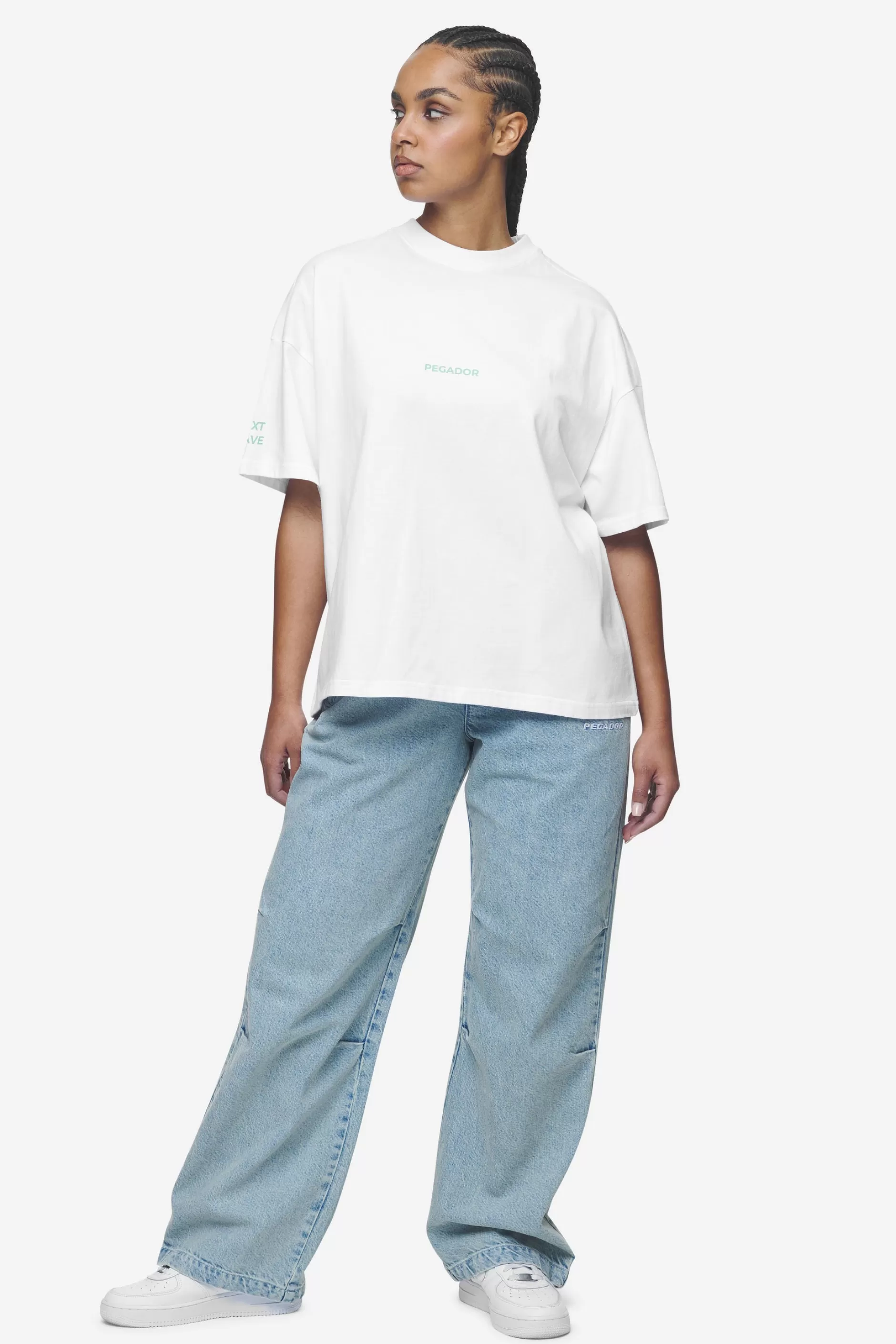 Best Pegador Aleja Heavy Oversized Tee White