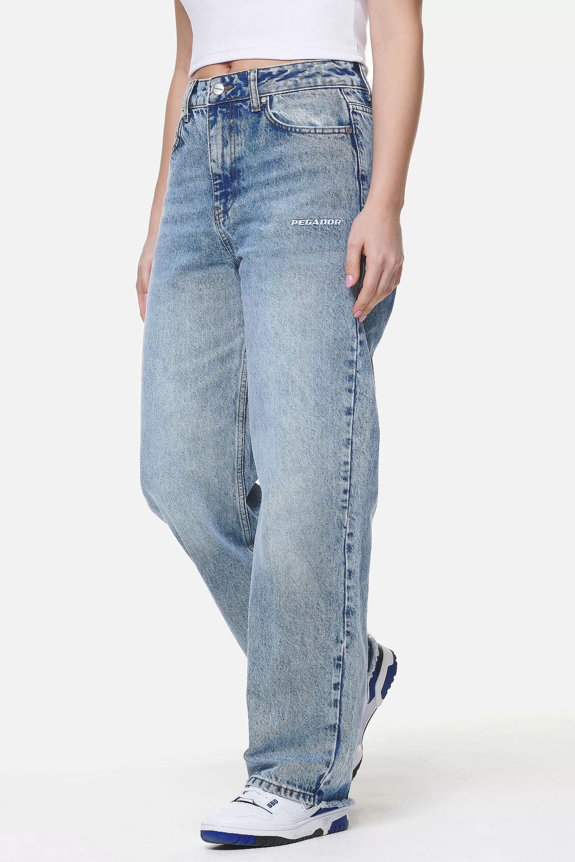 Flash Sale Pegador Allora Wide Jeans Bright Denim Blue