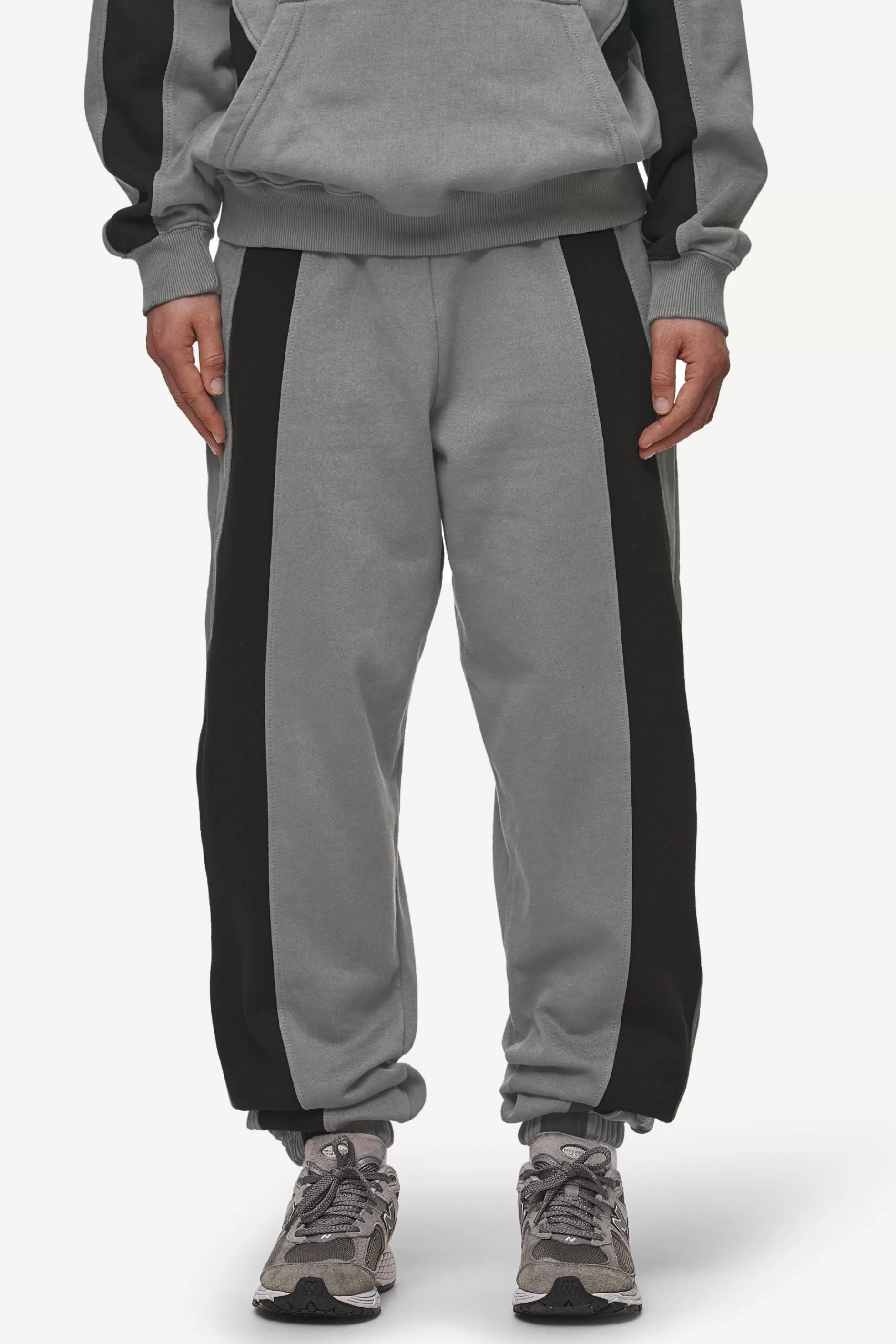 Hot Pegador Amira High Waisted Sweat Pants Washed Deep Grey Black