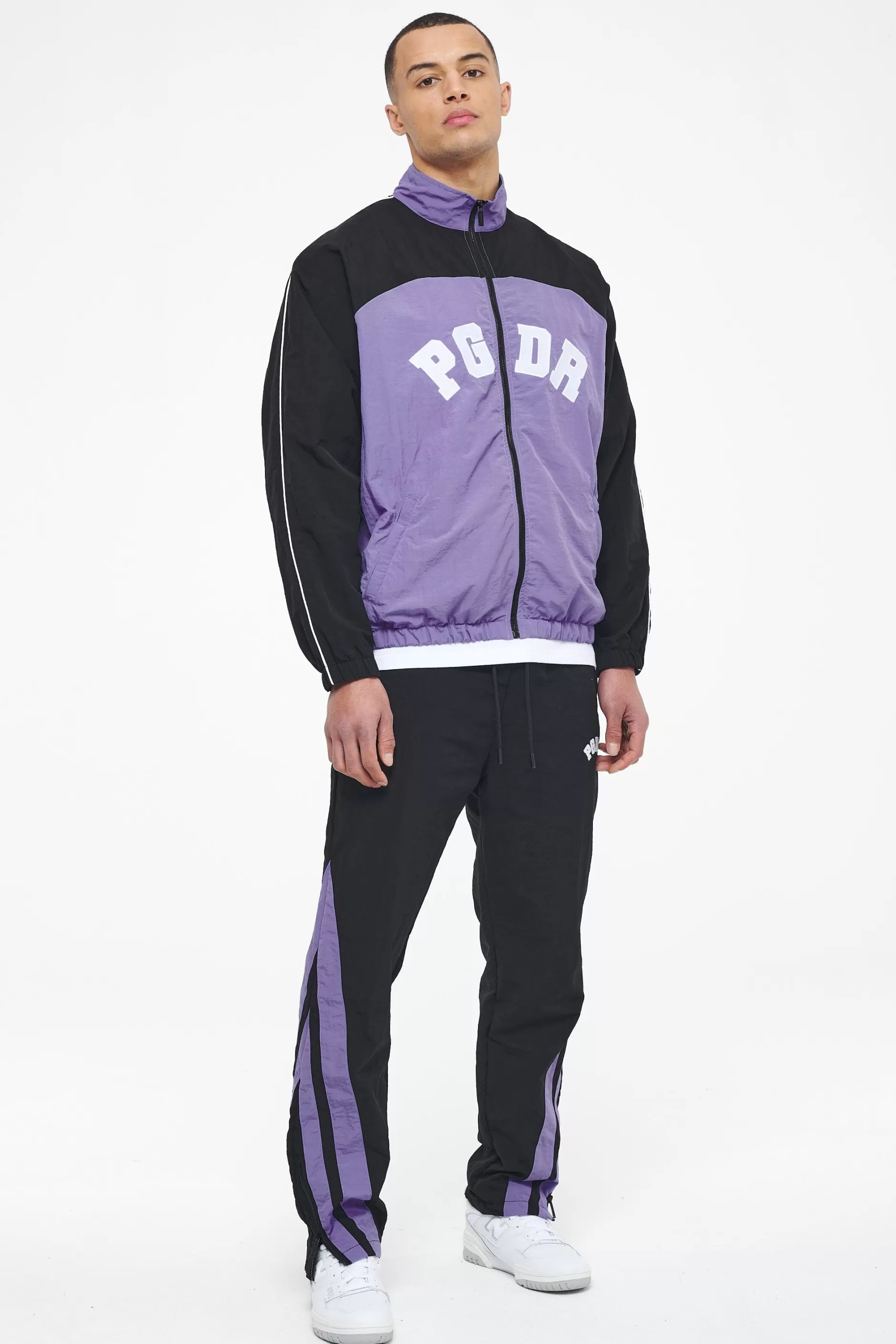 Online Pegador Ascot Track Pants Black Magic Violet