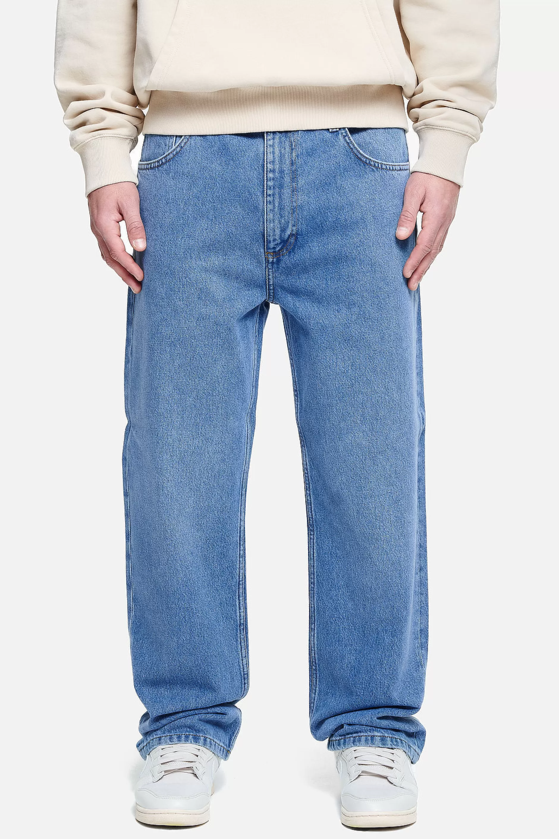 Shop Pegador Baltra Baggy Jeans Washed Blue