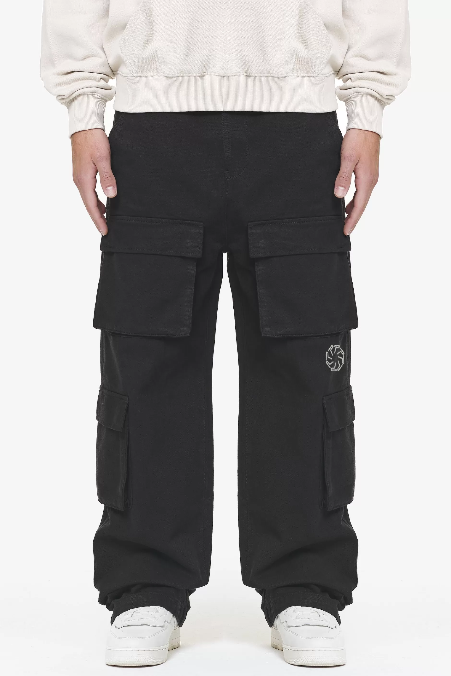 Sale Pegador Bantam Wide Cargo Pants Black