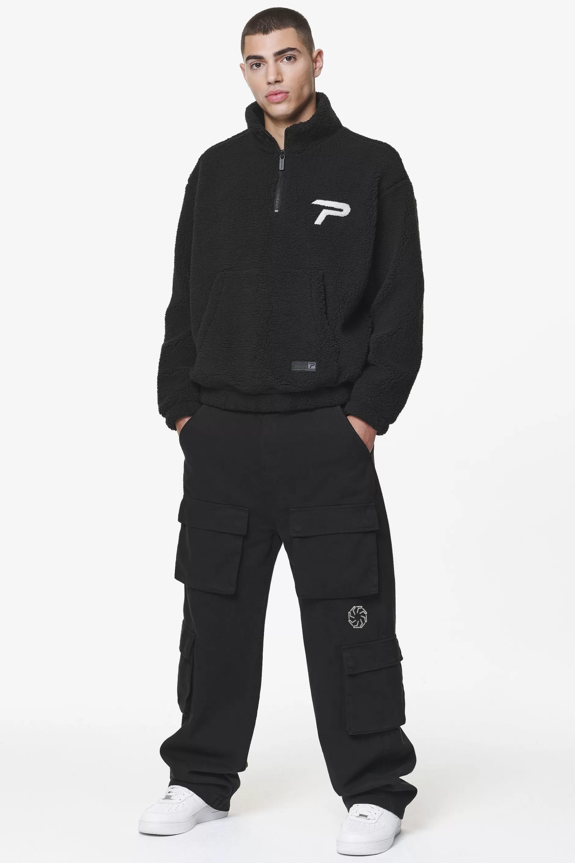 Sale Pegador Bantam Wide Cargo Pants Black