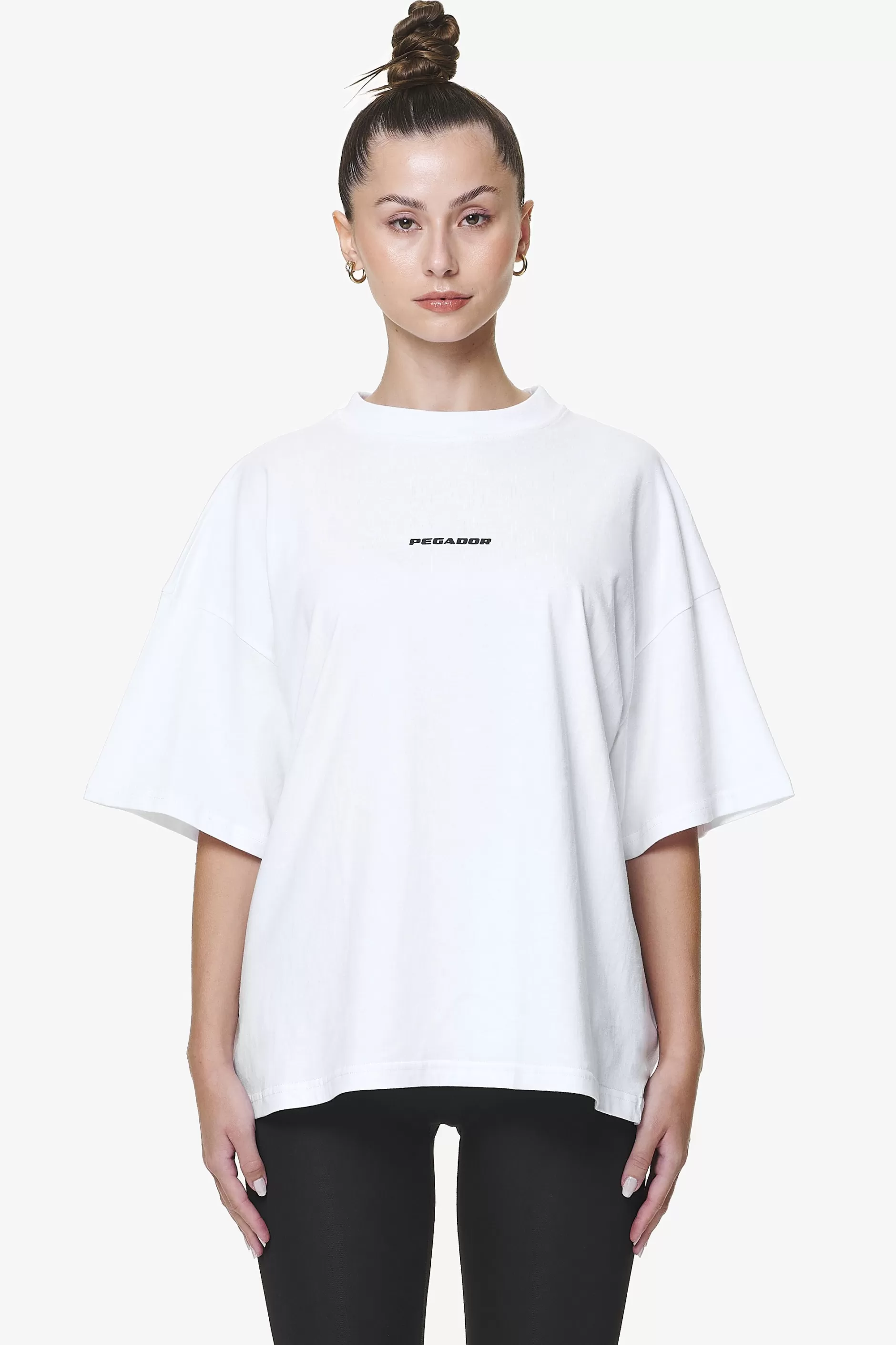 Cheap Pegador Bel Air Heavy Oversized Tee White Gum