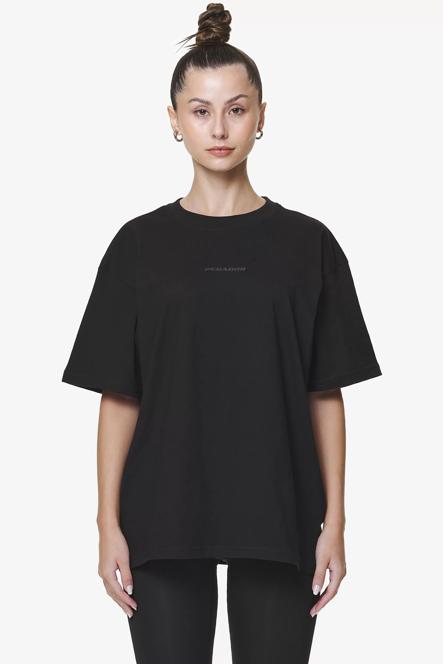 Best Pegador Beverly Logo Oversized Tee Black Gum