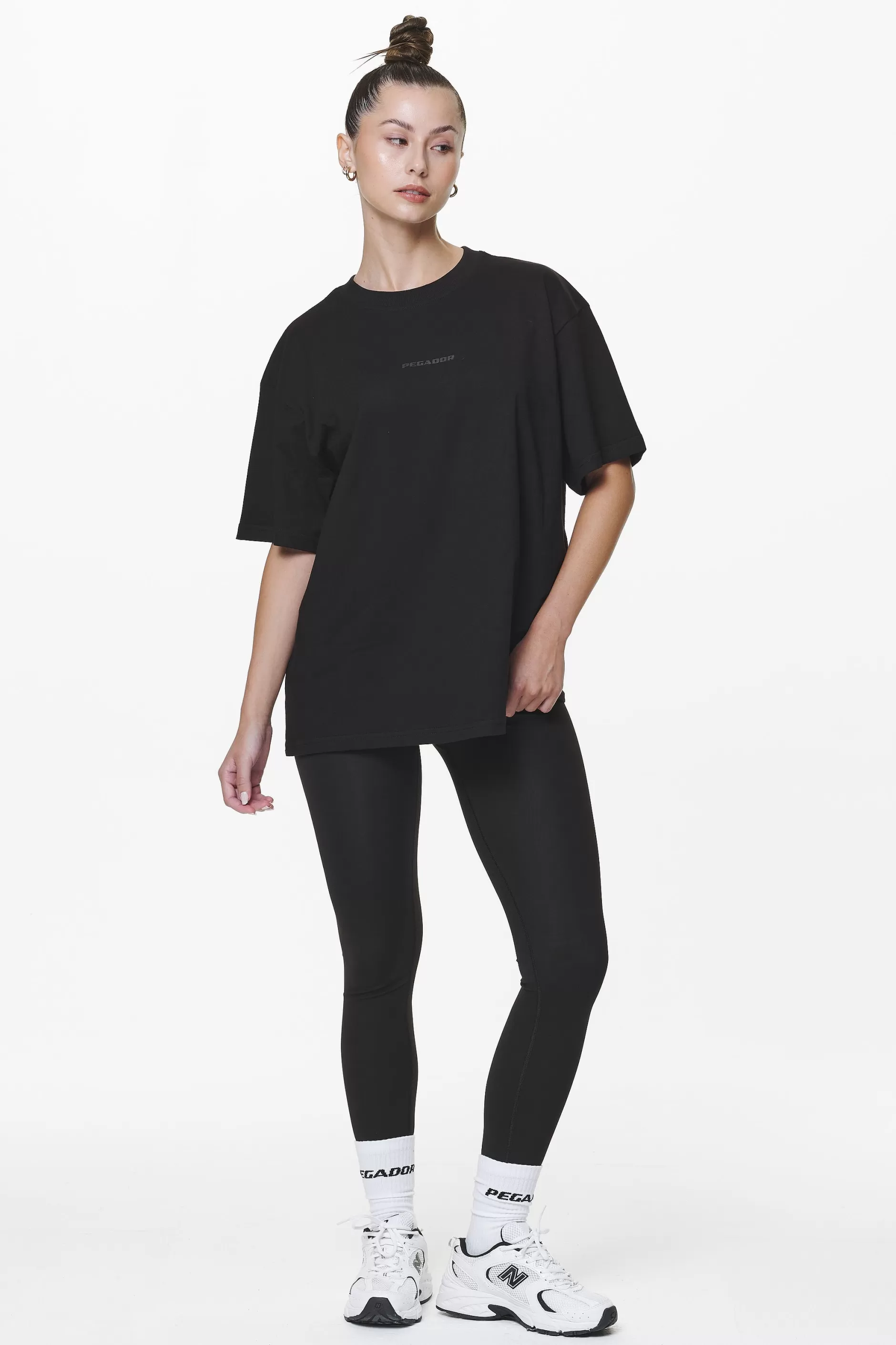 Best Pegador Beverly Logo Oversized Tee Black Gum