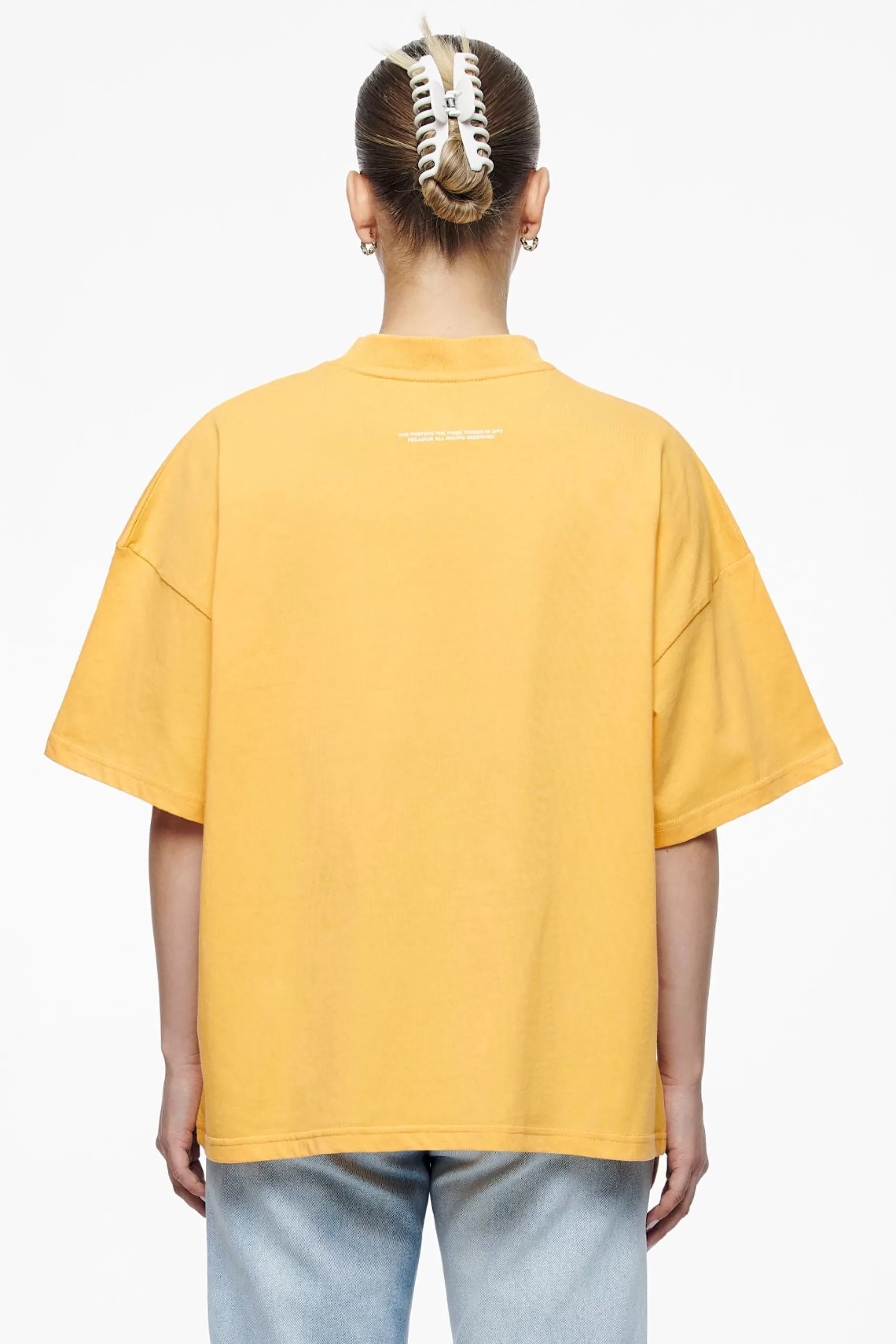 New Pegador Birca Heavy Oversized Tee Vintage Washed Golden Sun