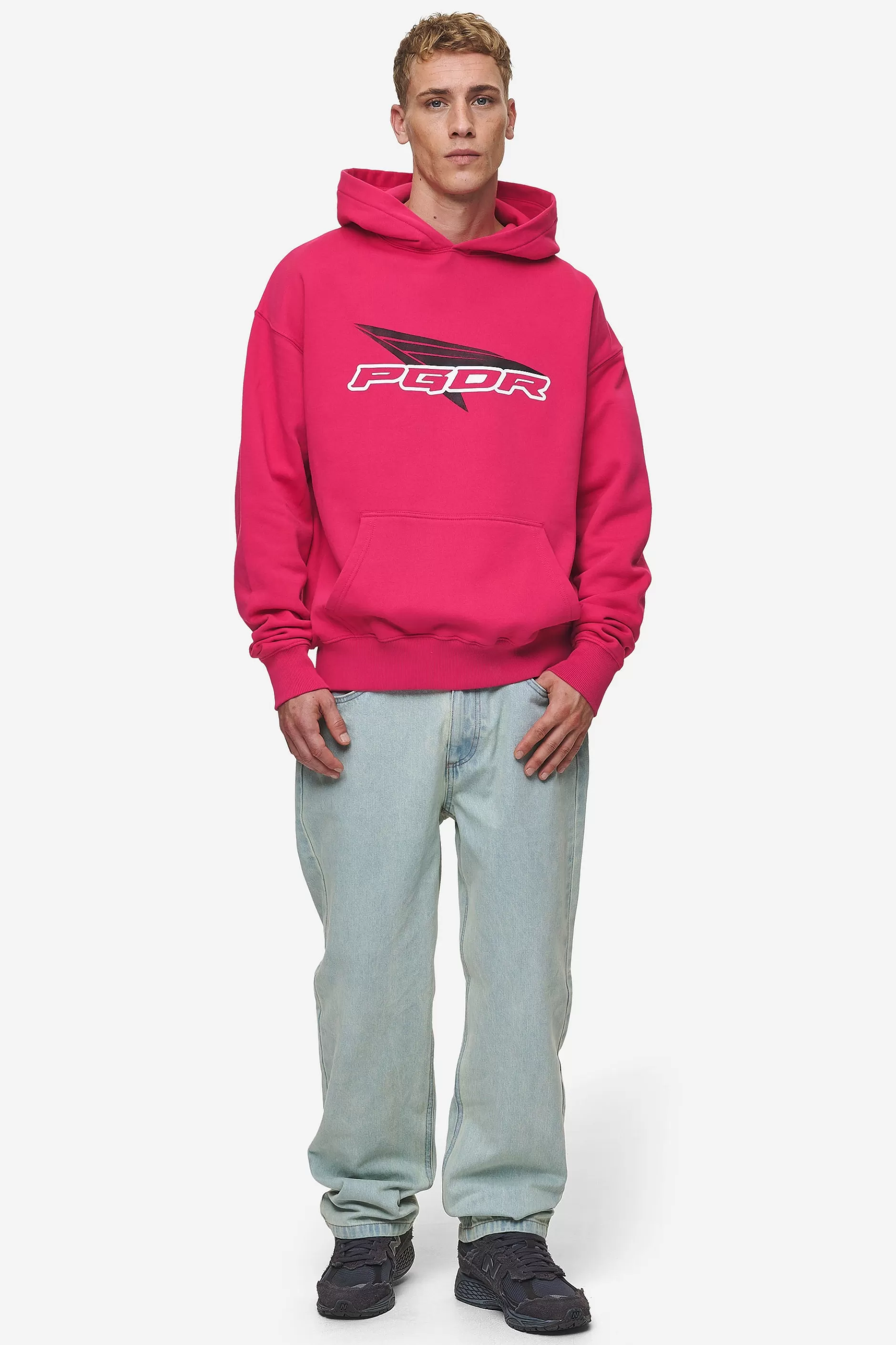 Clearance Pegador Blamor Oversized Hoodie Washed Virtual Pink