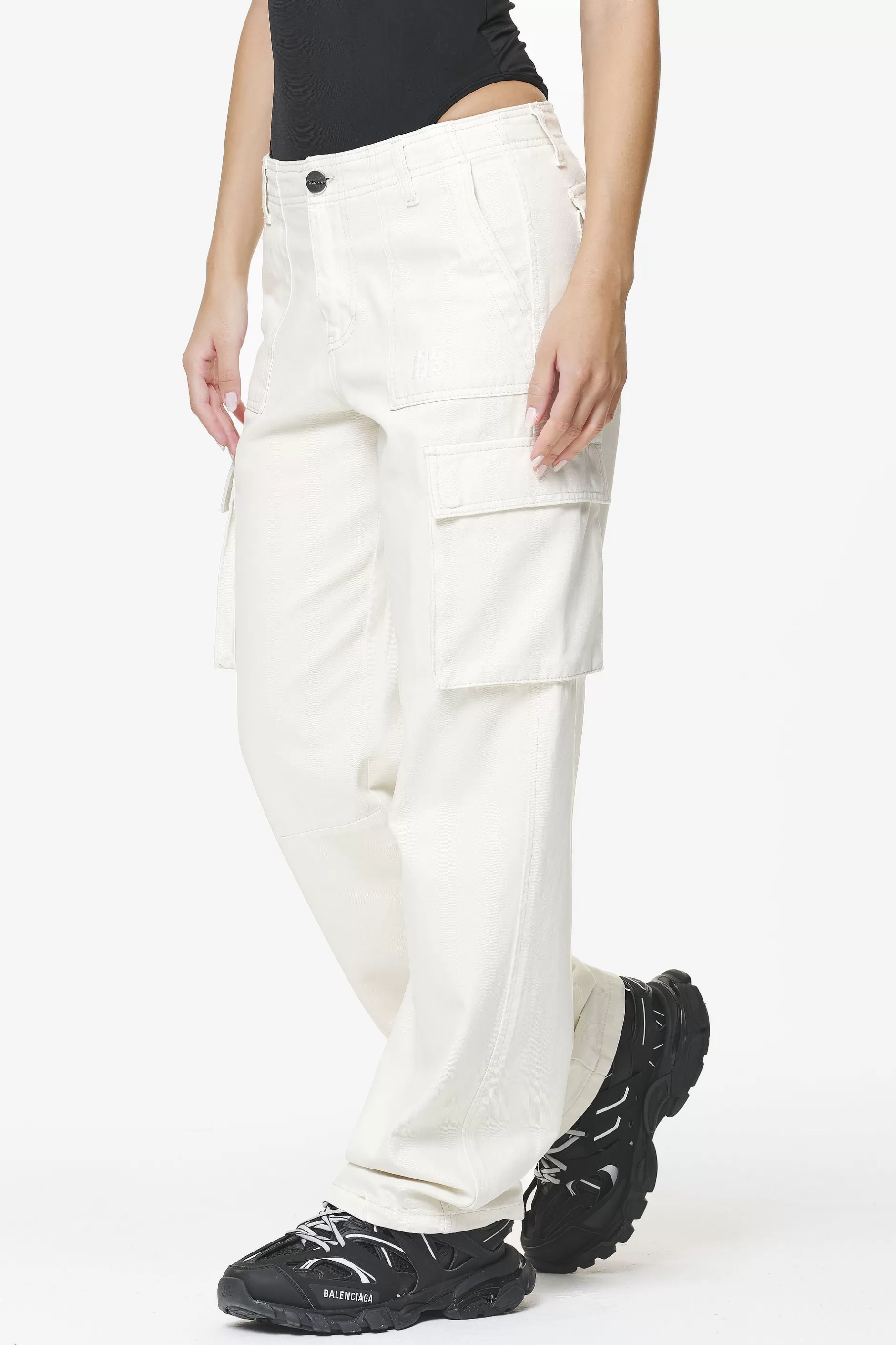 Flash Sale Pegador Bodo Wide Cargo Pants Salty Cream