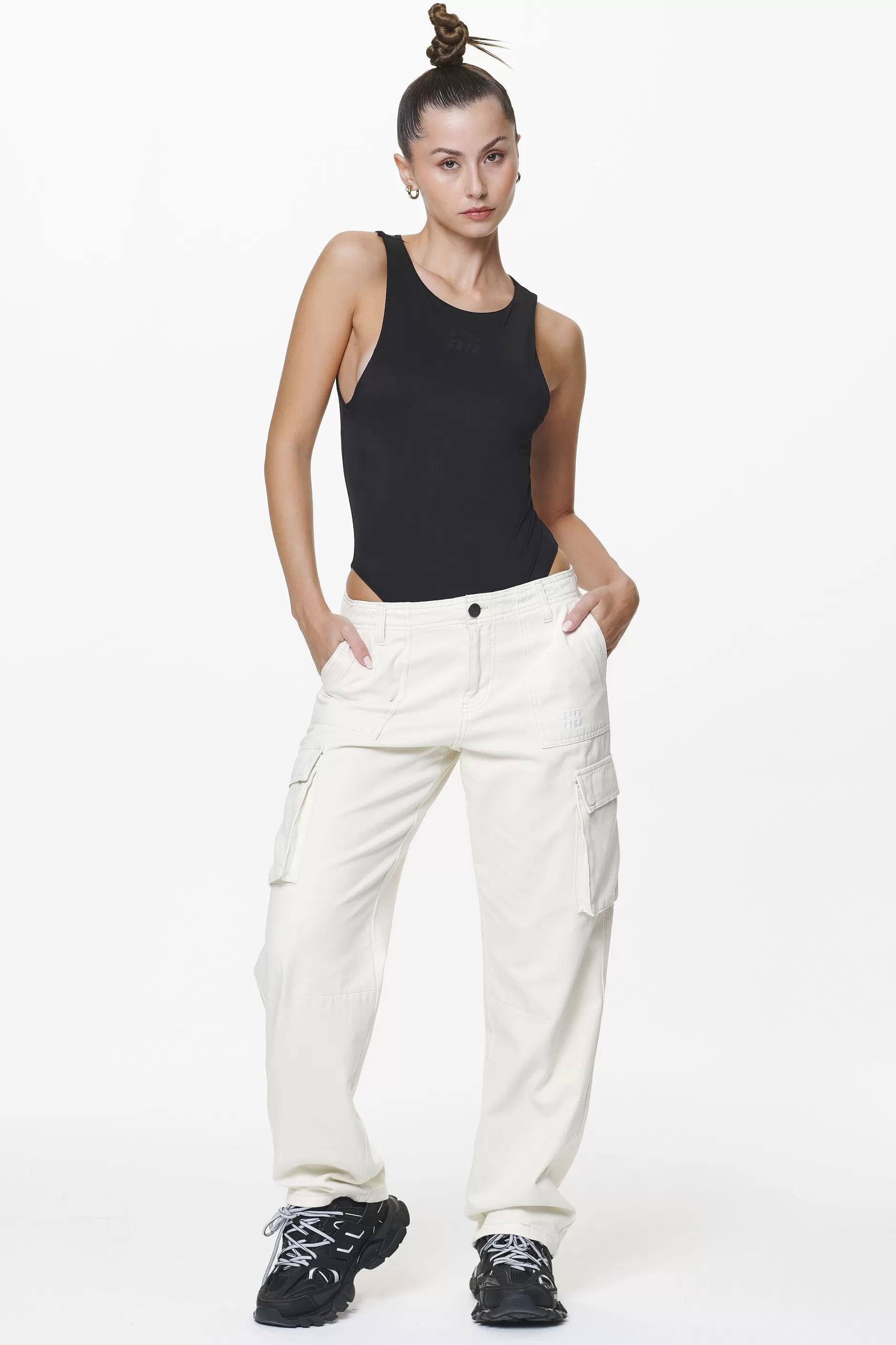 Flash Sale Pegador Bodo Wide Cargo Pants Salty Cream