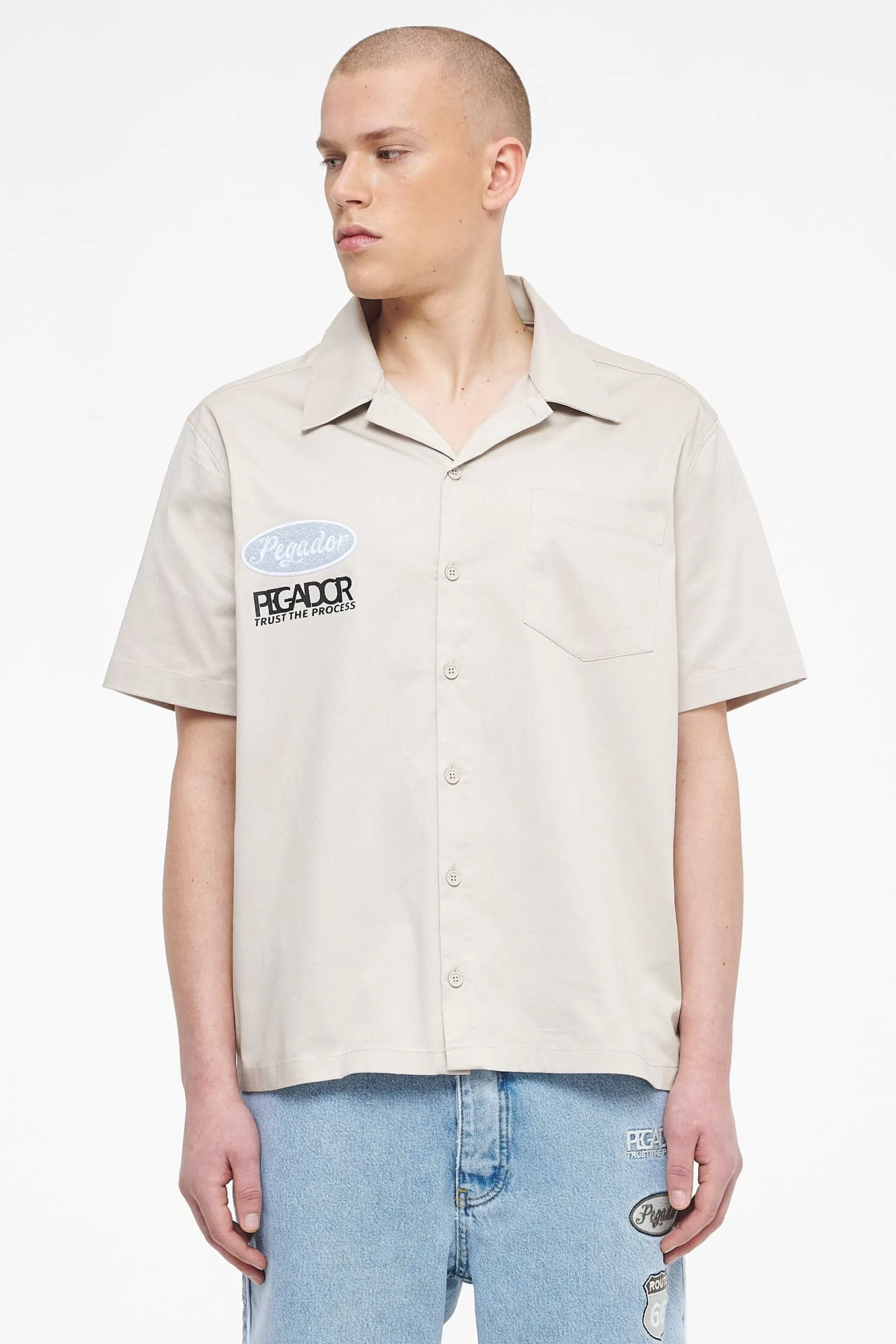 Clearance Pegador Briar Work Shirt Angels Cream