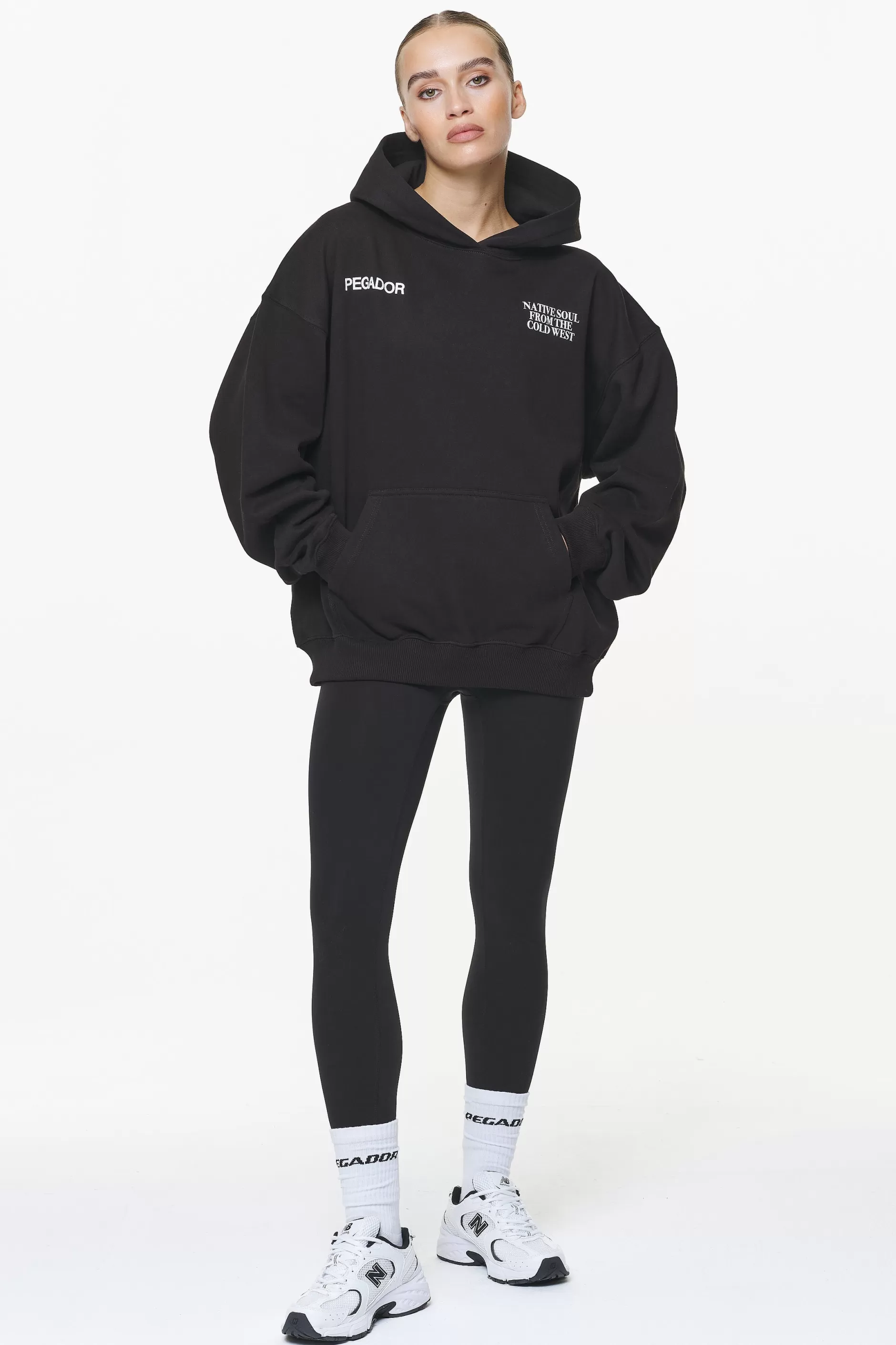 Online Pegador Cadogan Oversized Hoodie Black