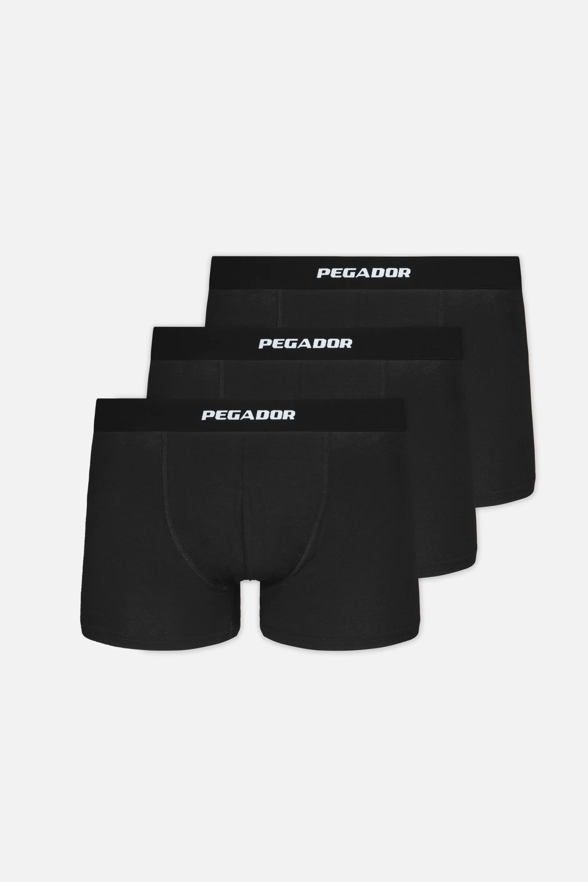 Cheap Pegador Camino Boxershorts Single Logo 3 Pack Black Black