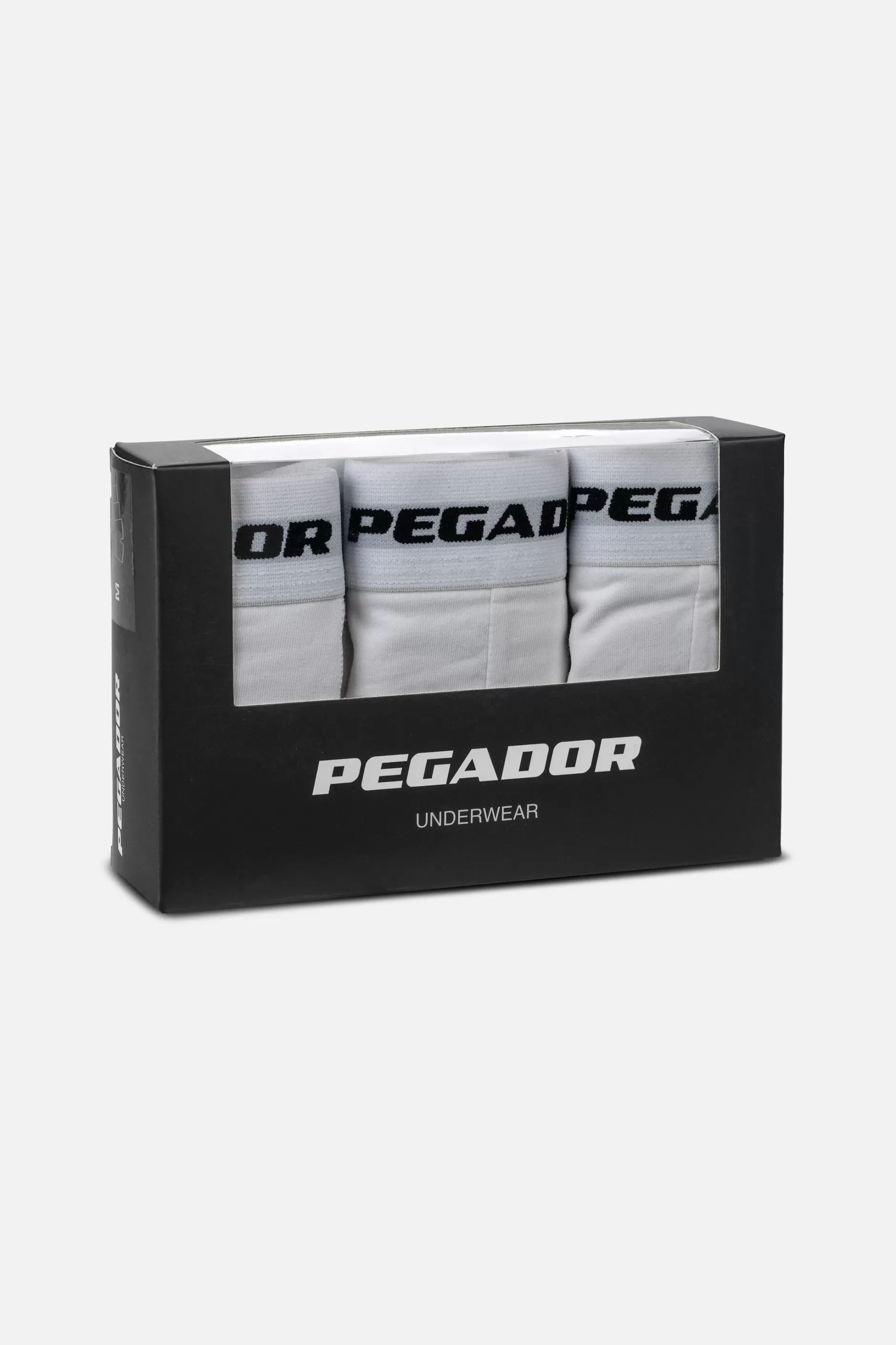 New Pegador Camino Boxershorts Single Logo 3 Pack White White