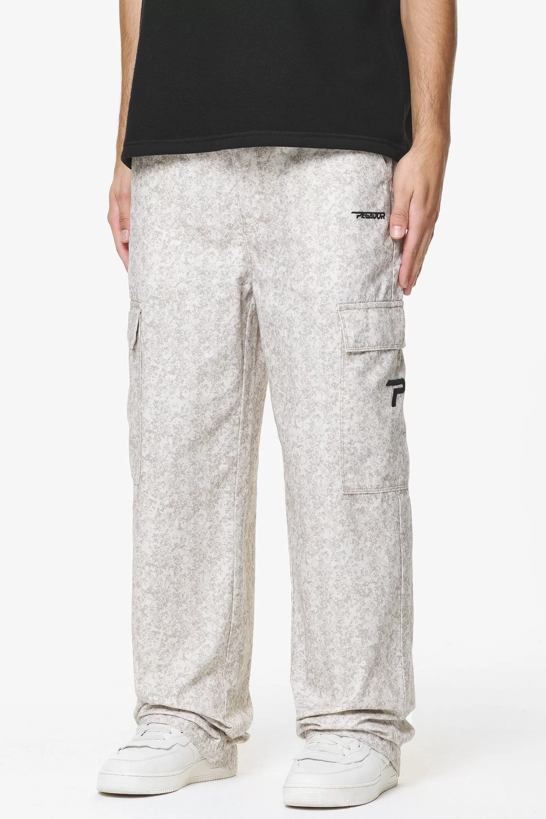 New Pegador Carvan Wide Camo Pants Dust Cream