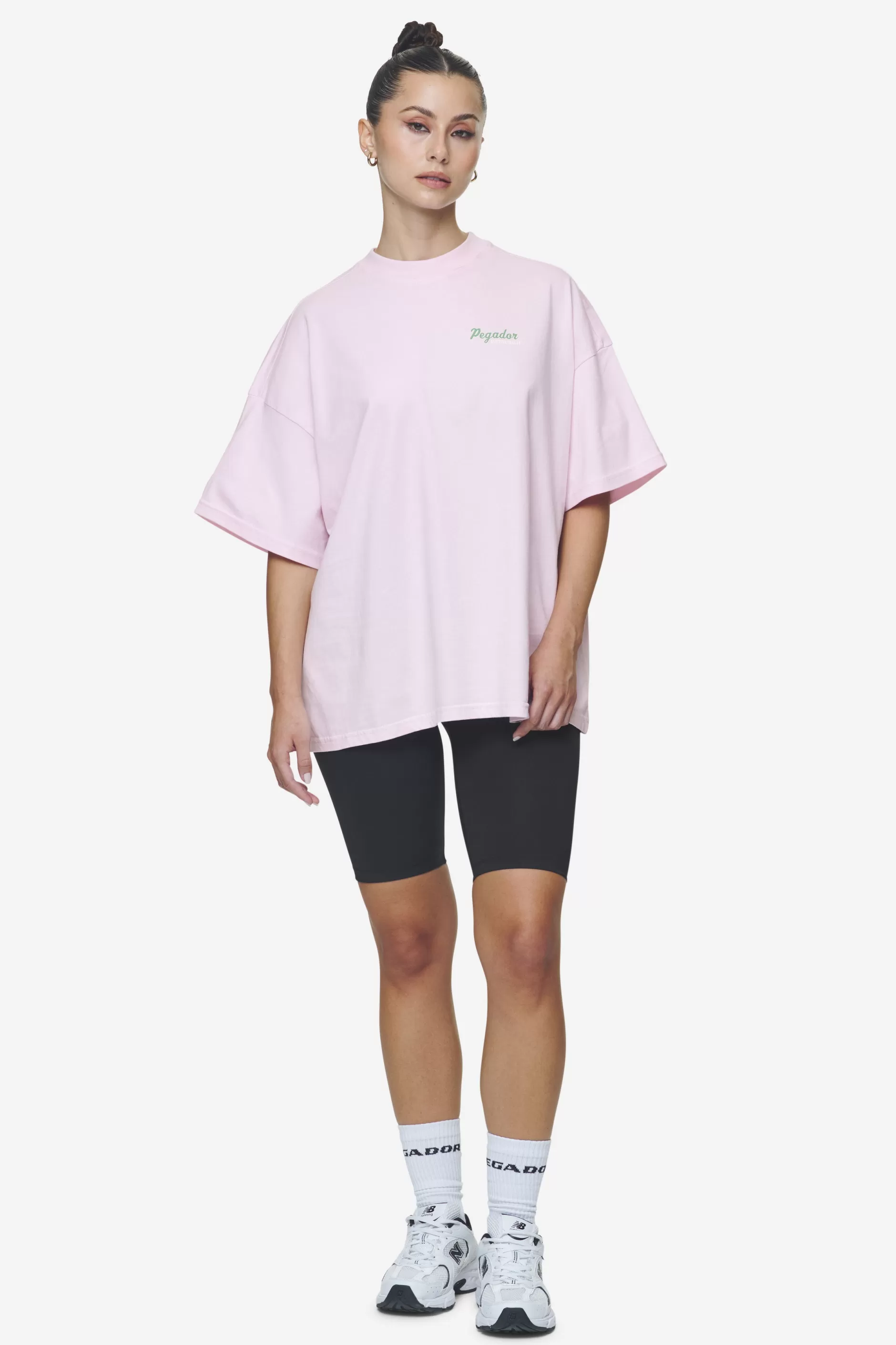 Clearance Pegador Chapi Heavy Oversized Tee Washed bubblegum