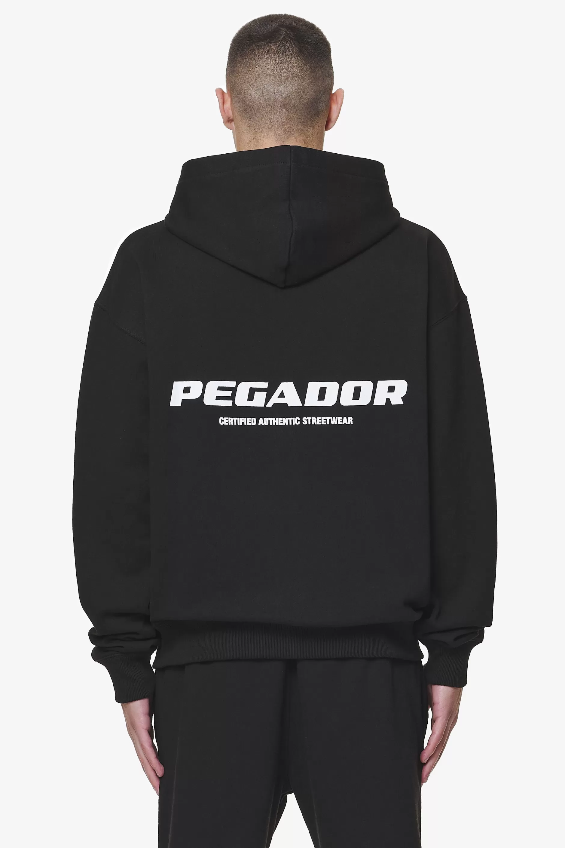 Best Pegador Colne Logo Oversized Sweat Jacket Black