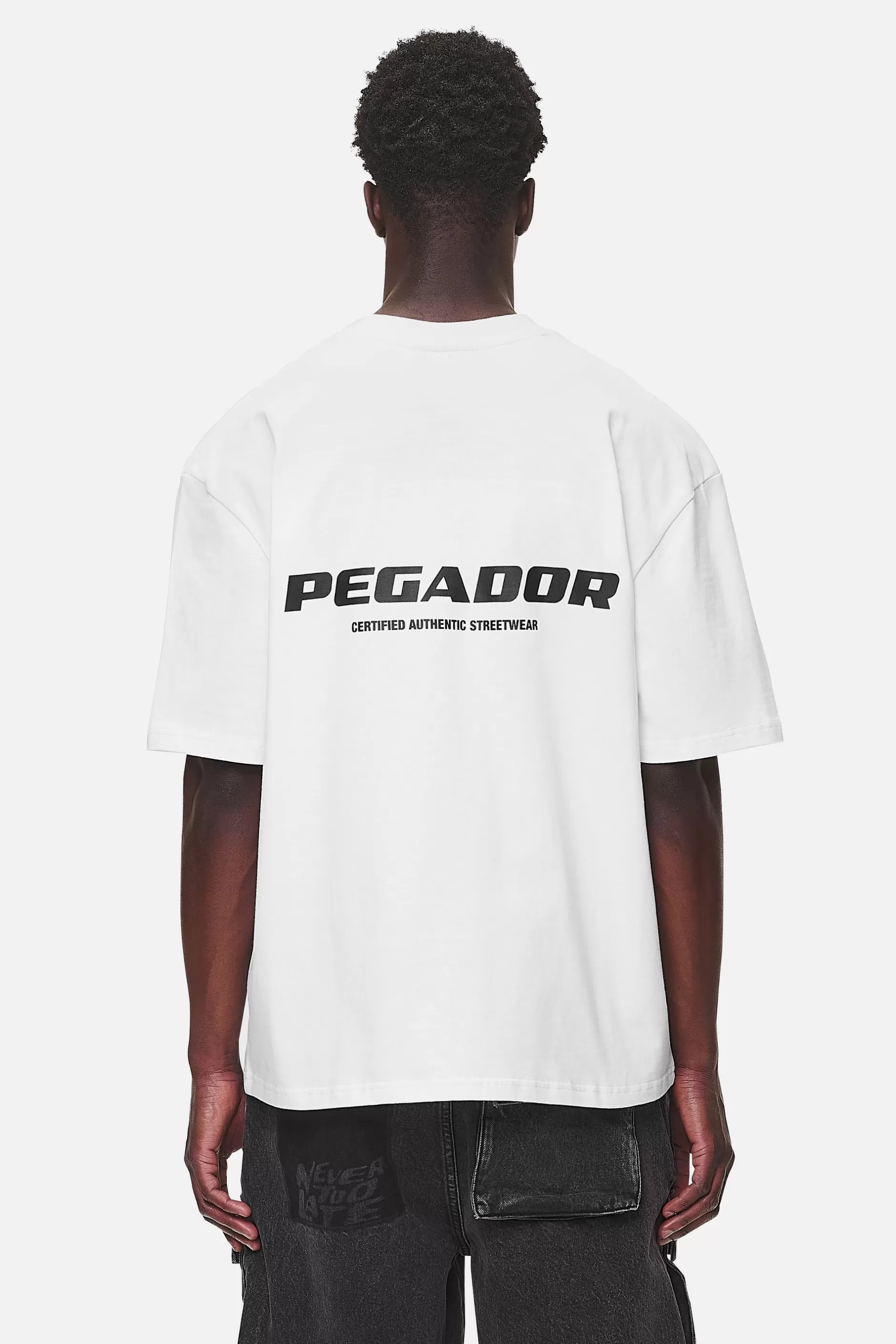 Flash Sale Pegador Colne Logo Oversized Tee White