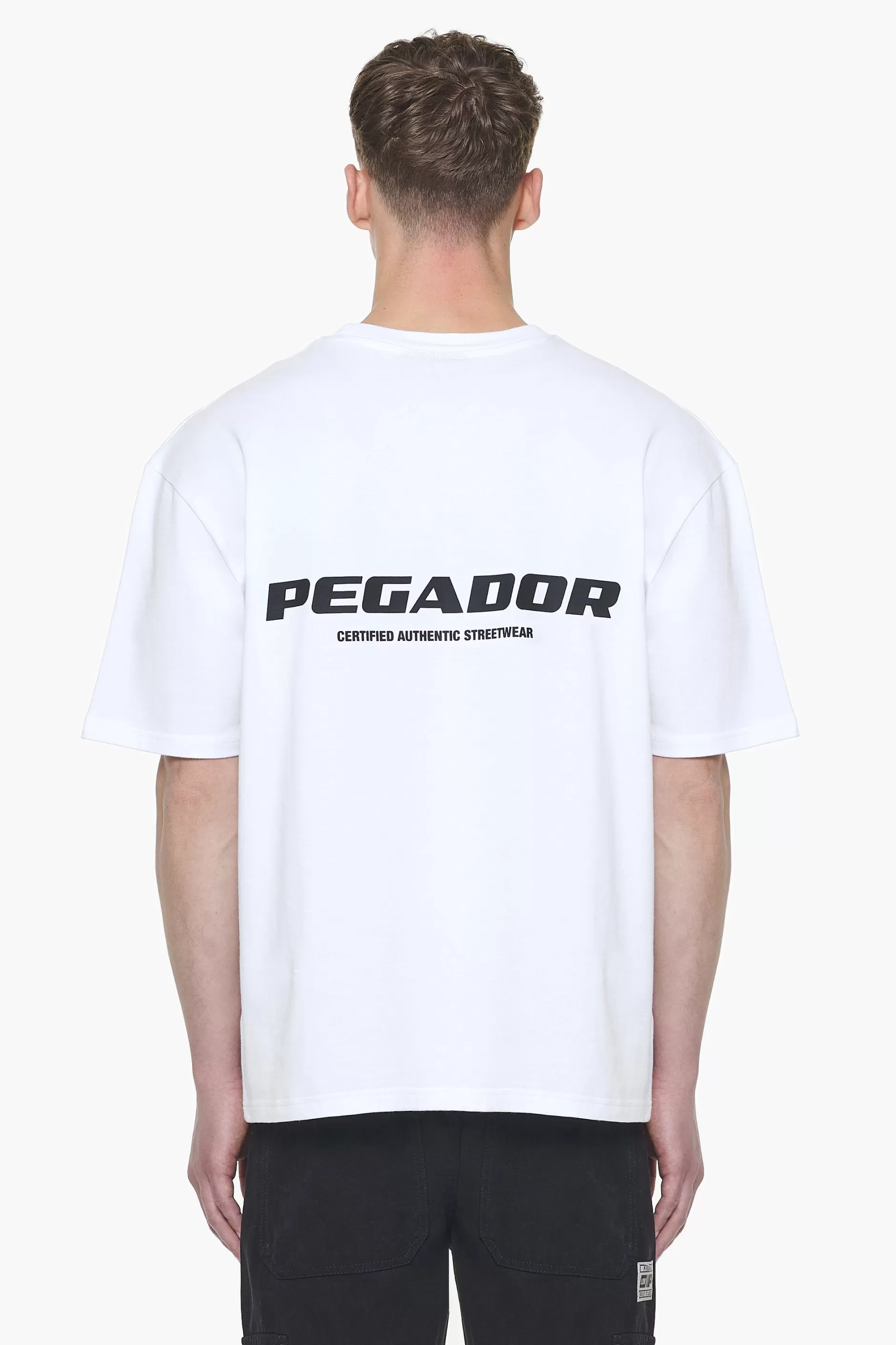 Best Pegador Colne Logo Oversized Tee White Gum