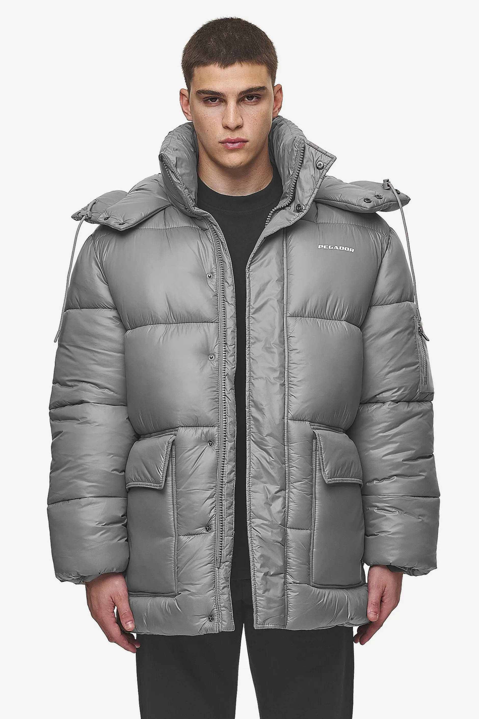 Discount Pegador Conell Puffer Parka Rock Grey