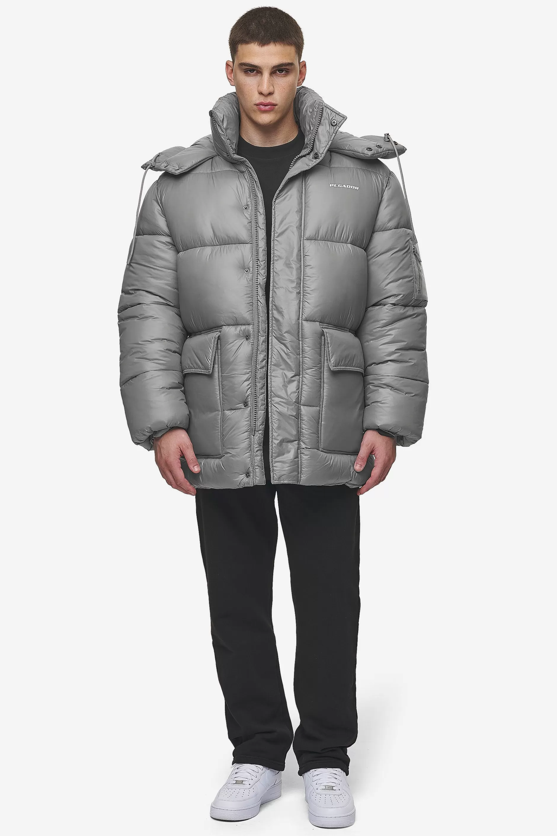 Discount Pegador Conell Puffer Parka Rock Grey