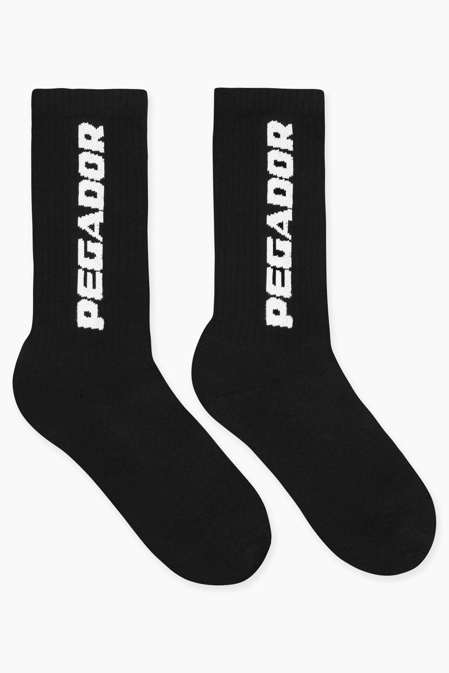 Clearance Pegador Cross Logo Socks Black White