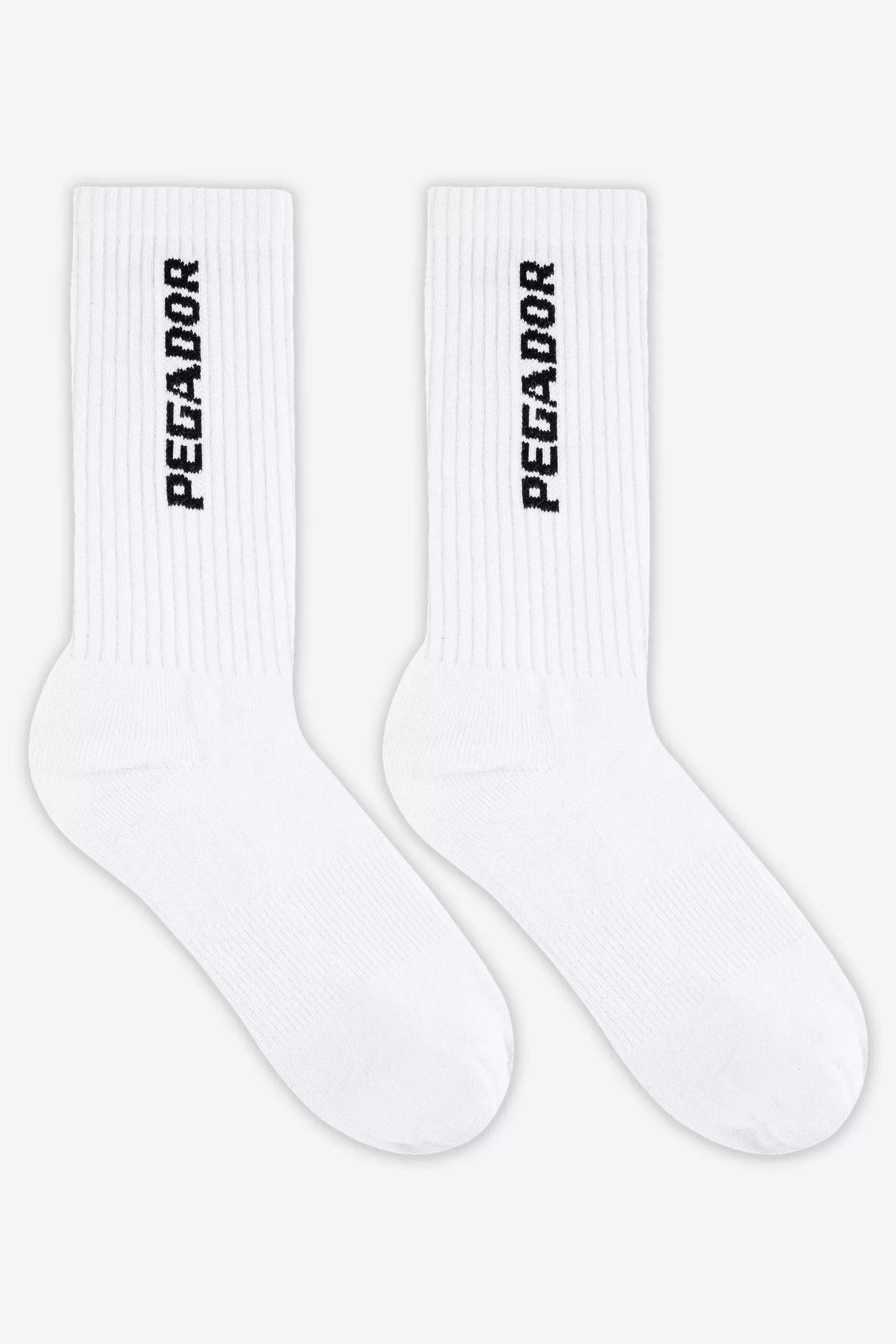 Clearance Pegador Cross Logo Socks Black White