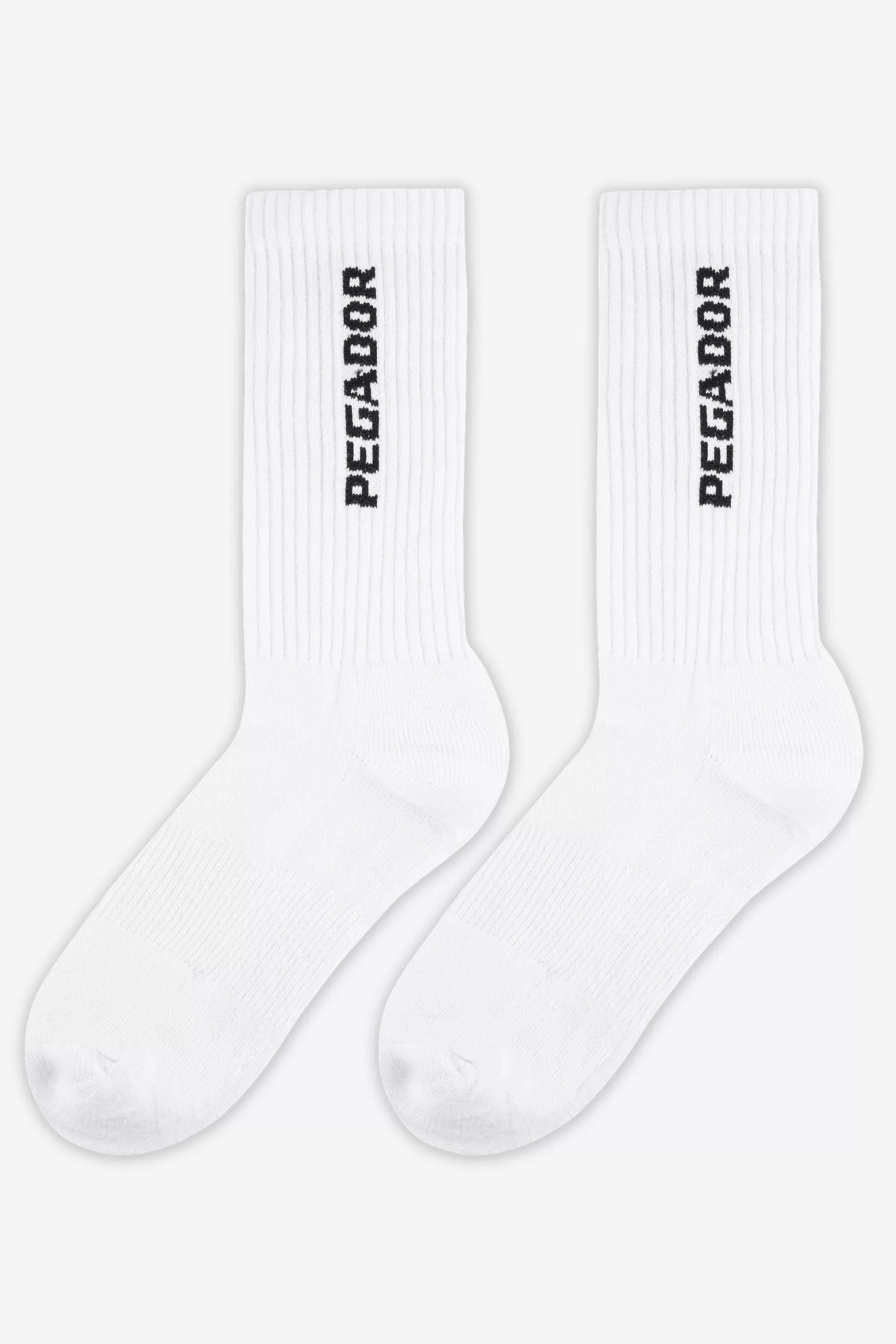 Clearance Pegador Cross Logo Socks Black White