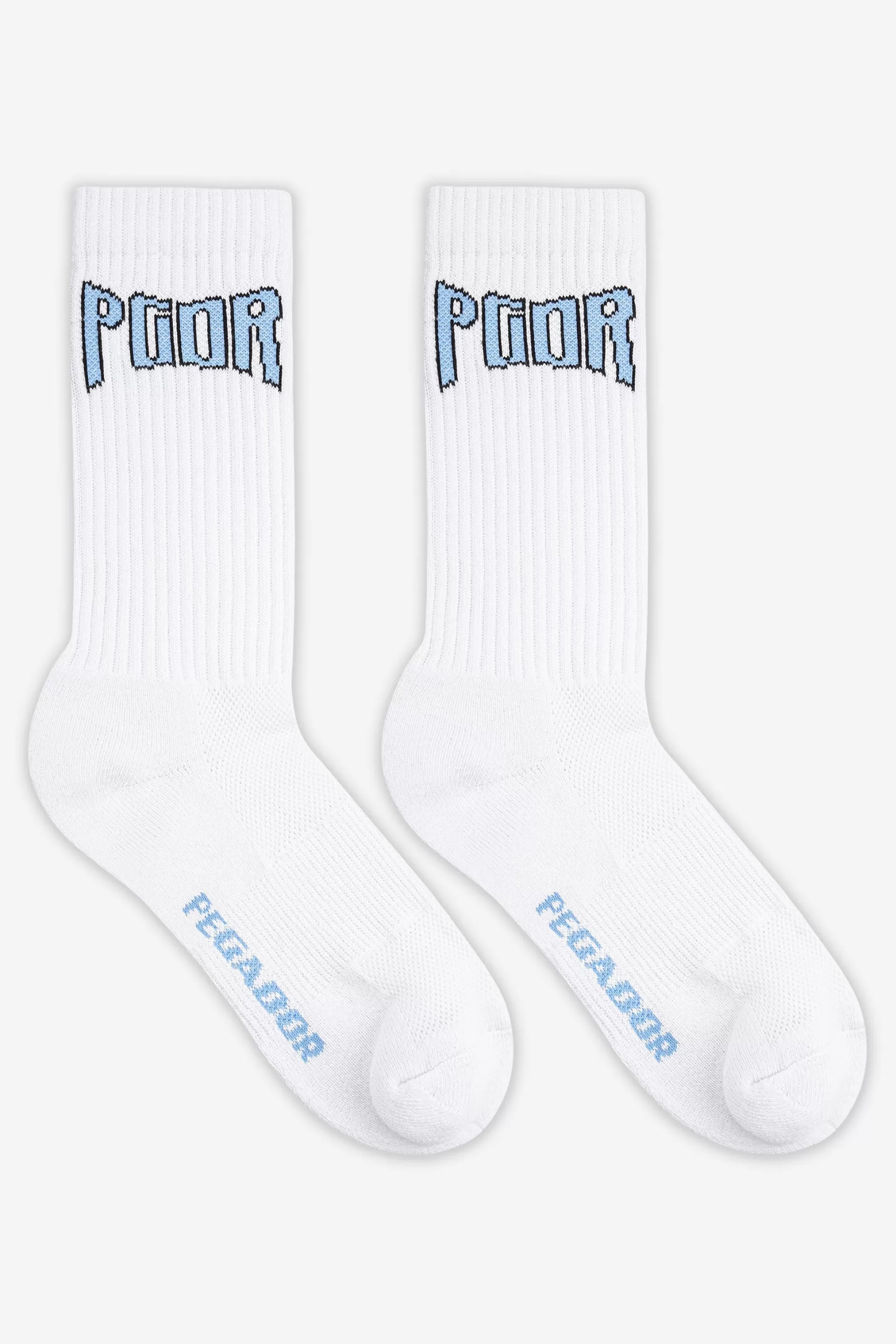 Store Pegador Crystal Socks White Baby Blue