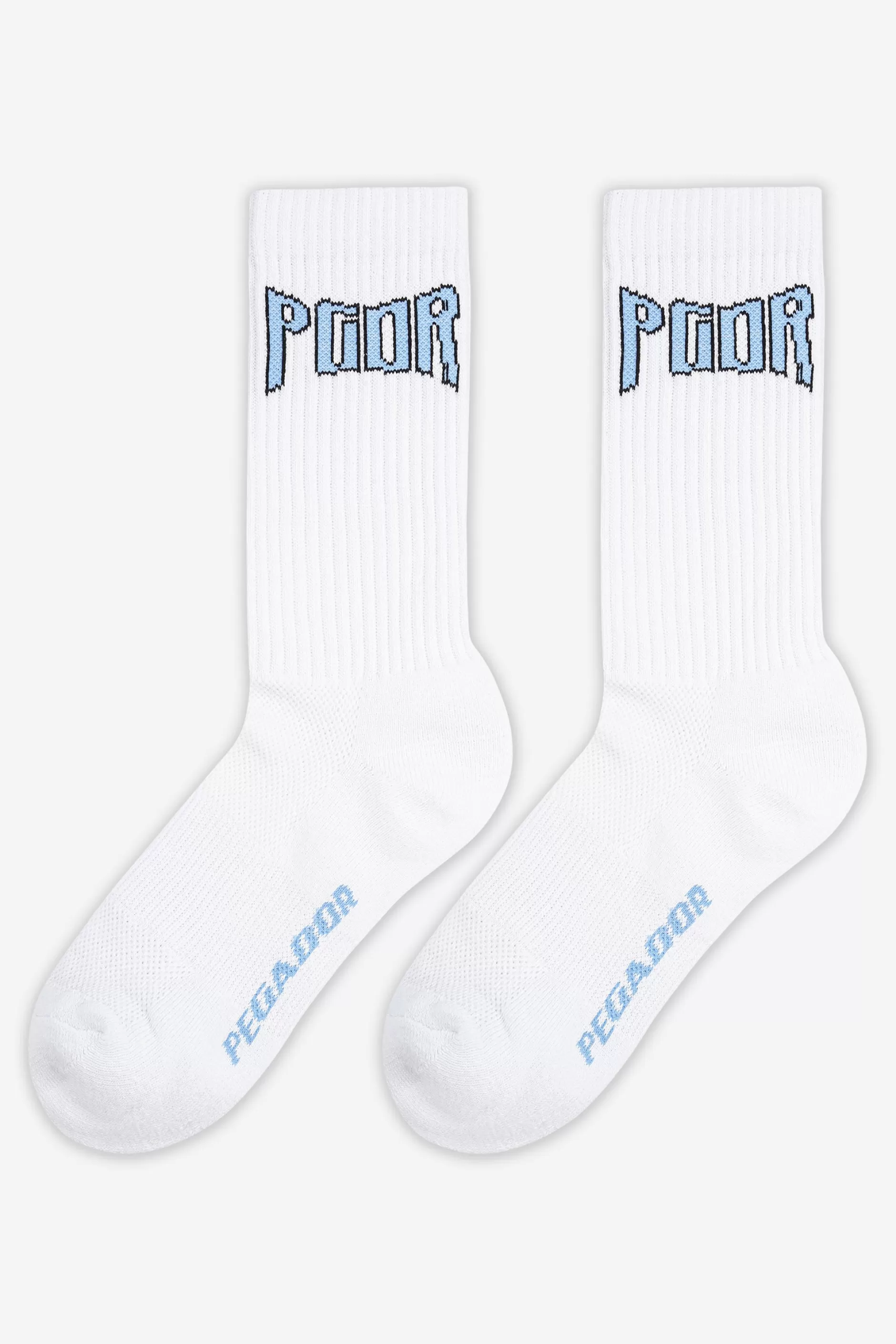 Store Pegador Crystal Socks White Baby Blue