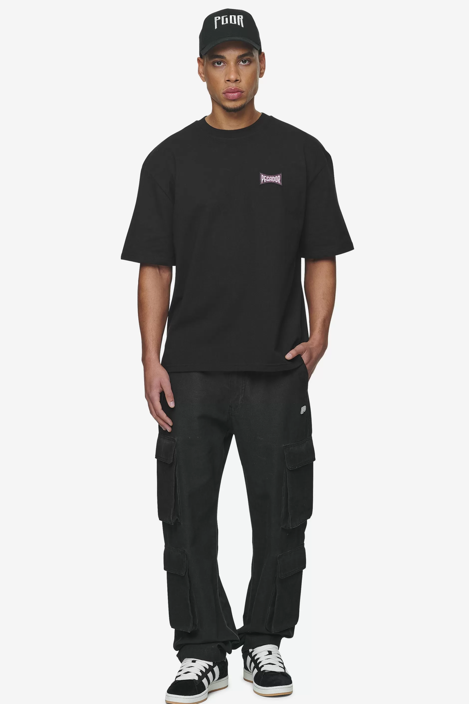 Flash Sale Pegador Dacko Oversized Tee Bubblegum Washed black