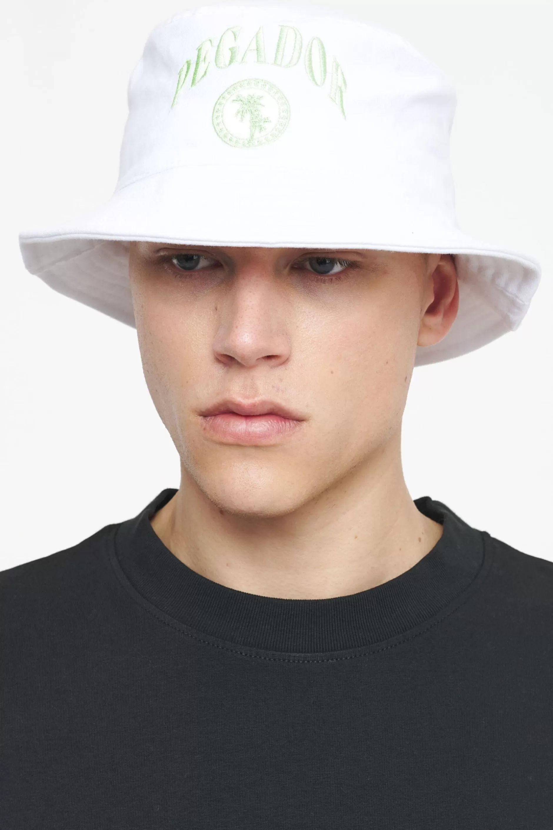 Store Pegador Dakota Bucket Hat White Milky Green