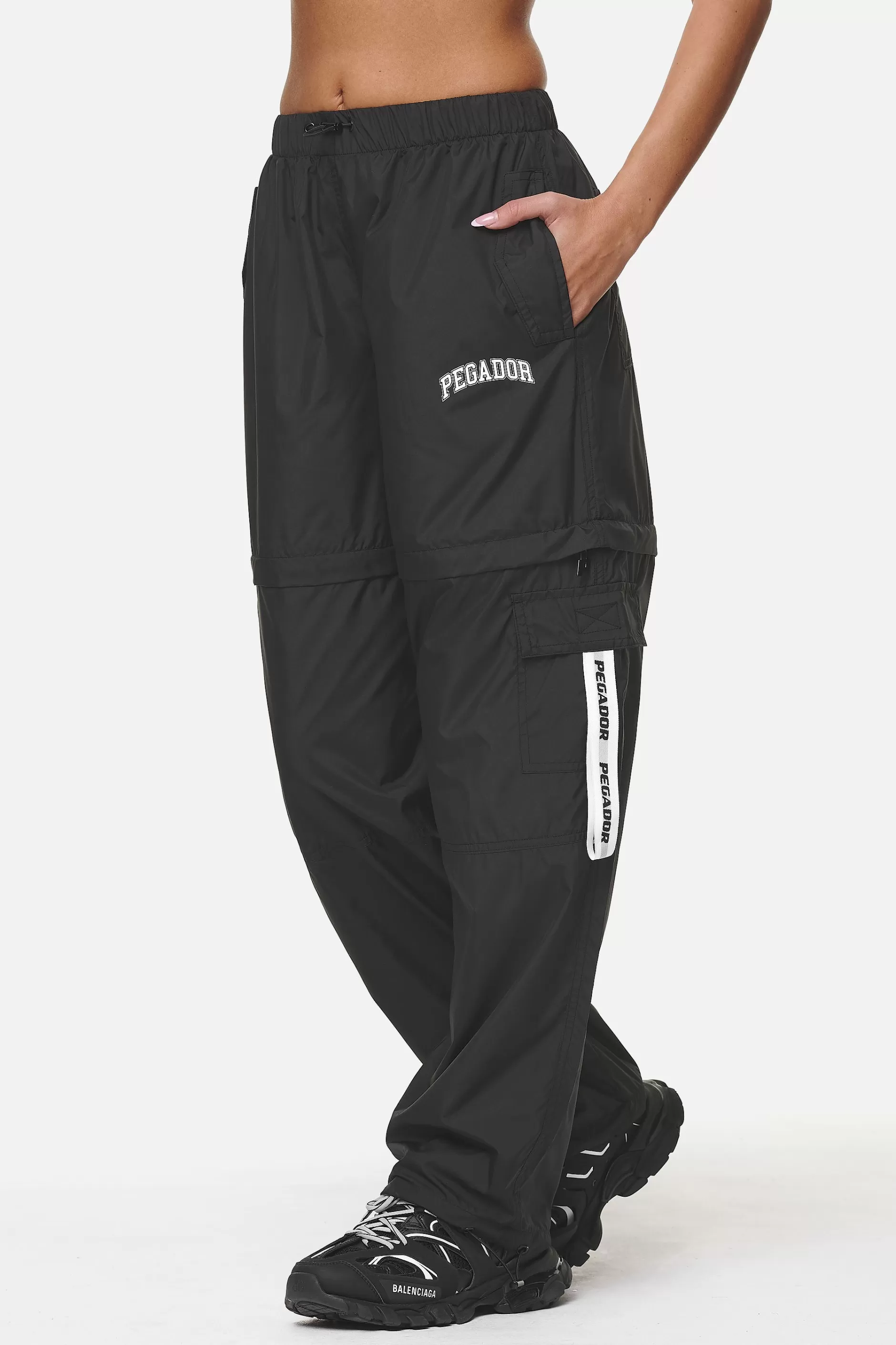 Hot Pegador Dalga Tracksuit Zip Pants 2 In 1 Black