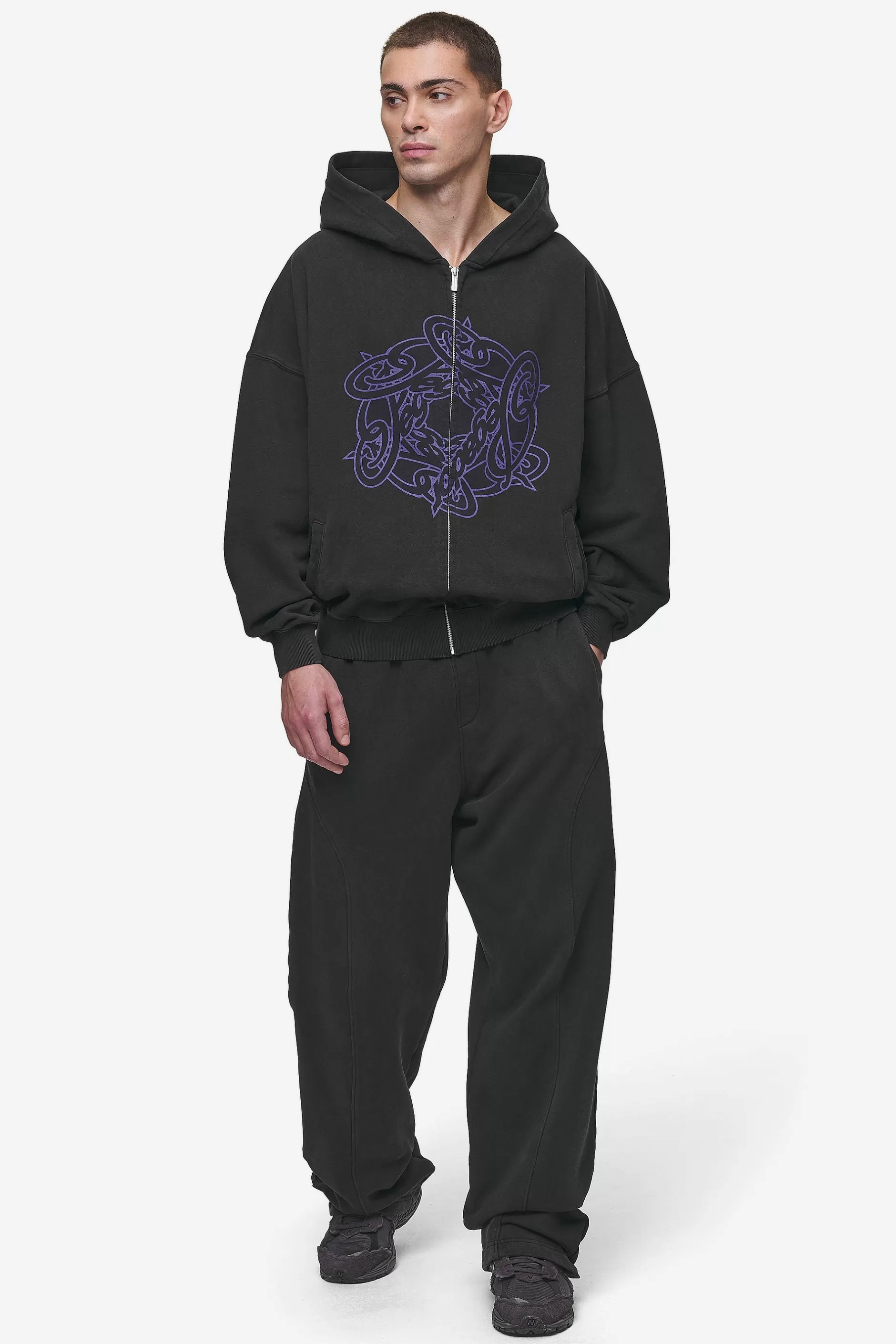 Cheap Pegador Dalk Boxy Sweat Jacket Vintage Black