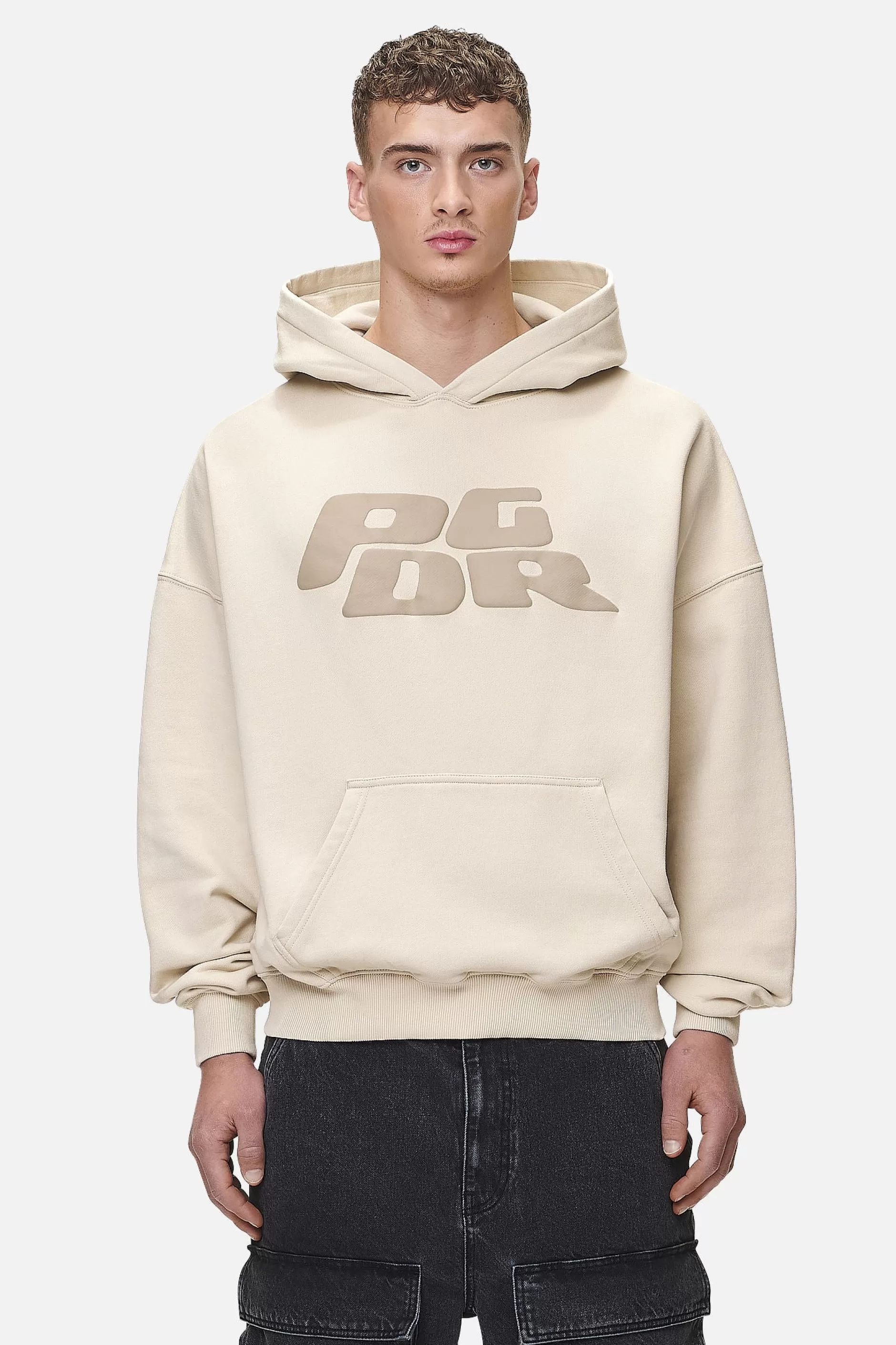 Store Pegador Danico Boxy Hoodie Washed Desert Sand