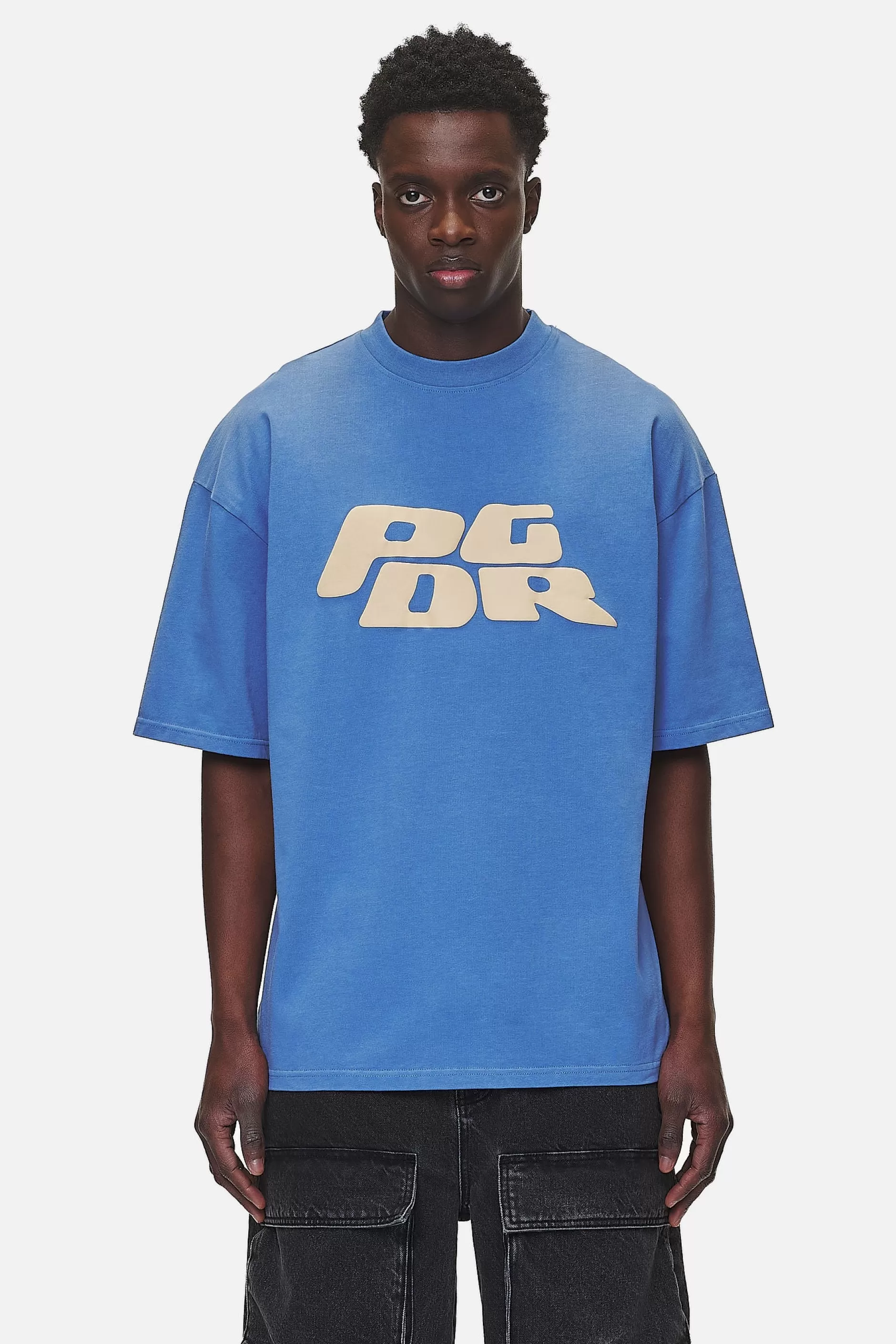 New Pegador Danico Boxy Tee Washed Retro Blue