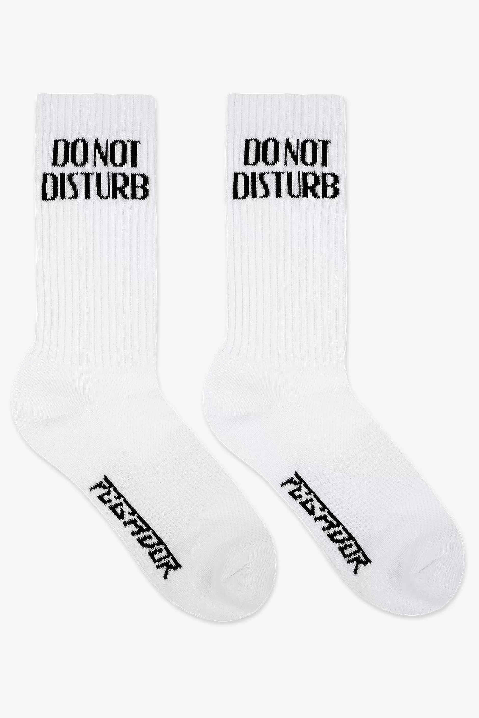 Store Pegador Do Not Disturb Socks White Black