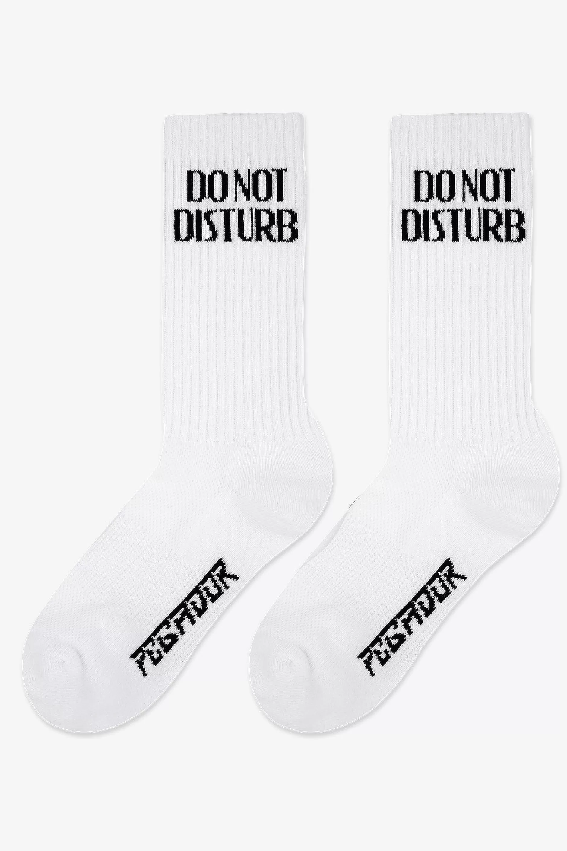 Store Pegador Do Not Disturb Socks White Black