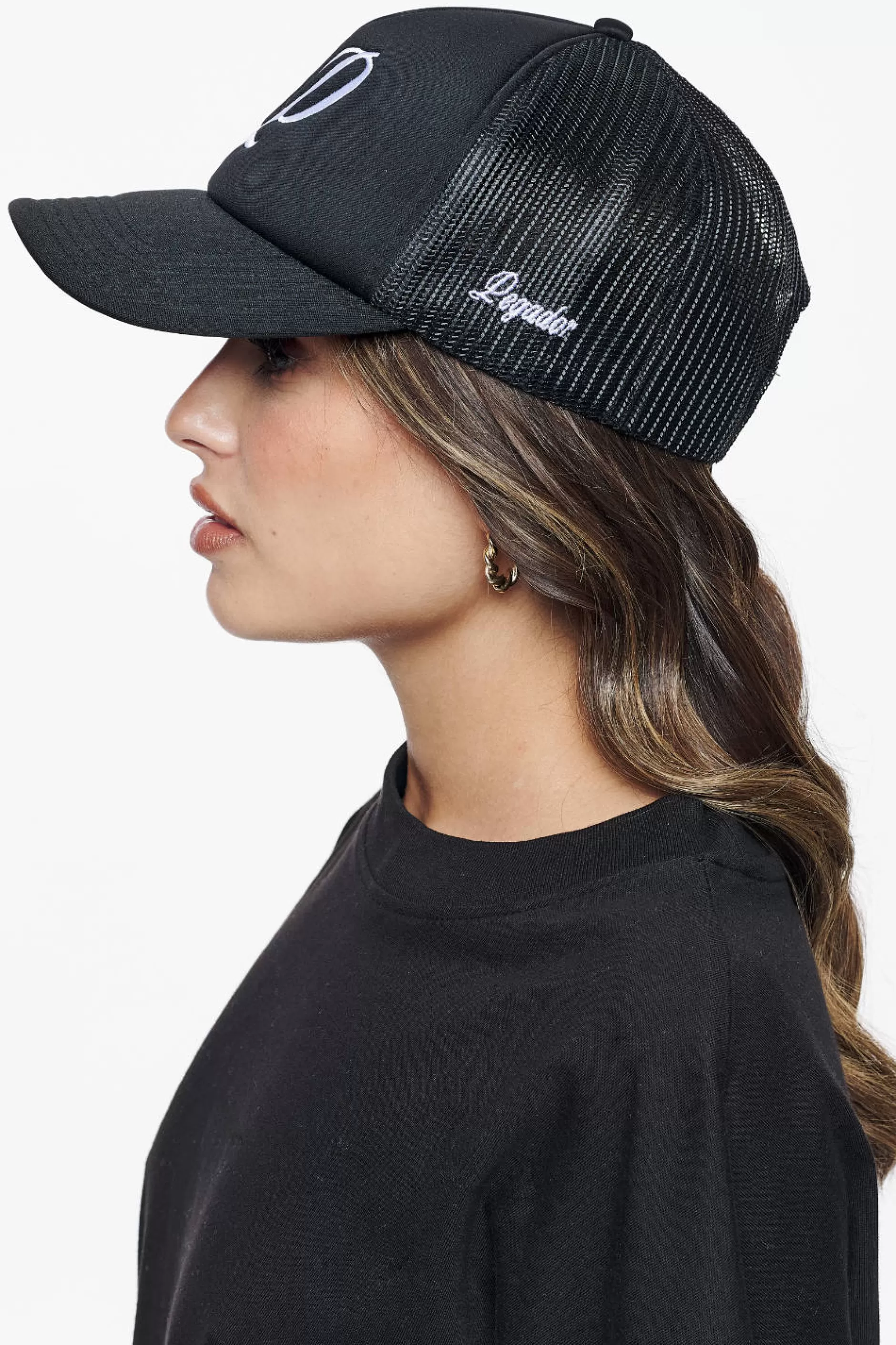 Shop Pegador Drill Trucker Cap Black