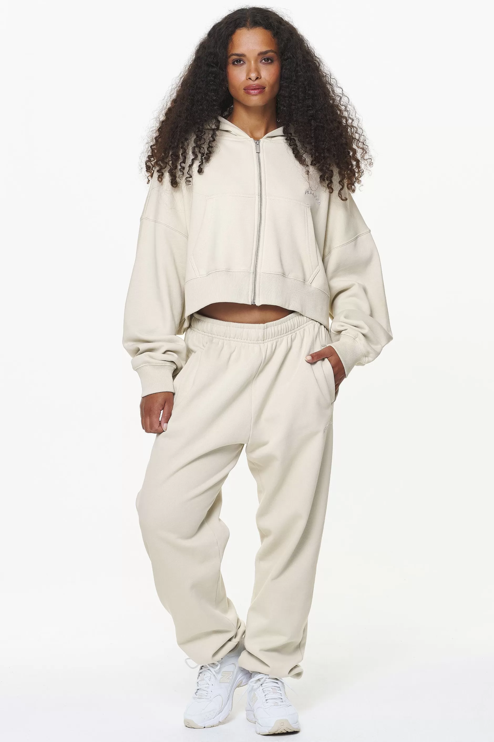 Best Sale Pegador Durward High Waisted Sweat Pants Vintage Washed Bone White