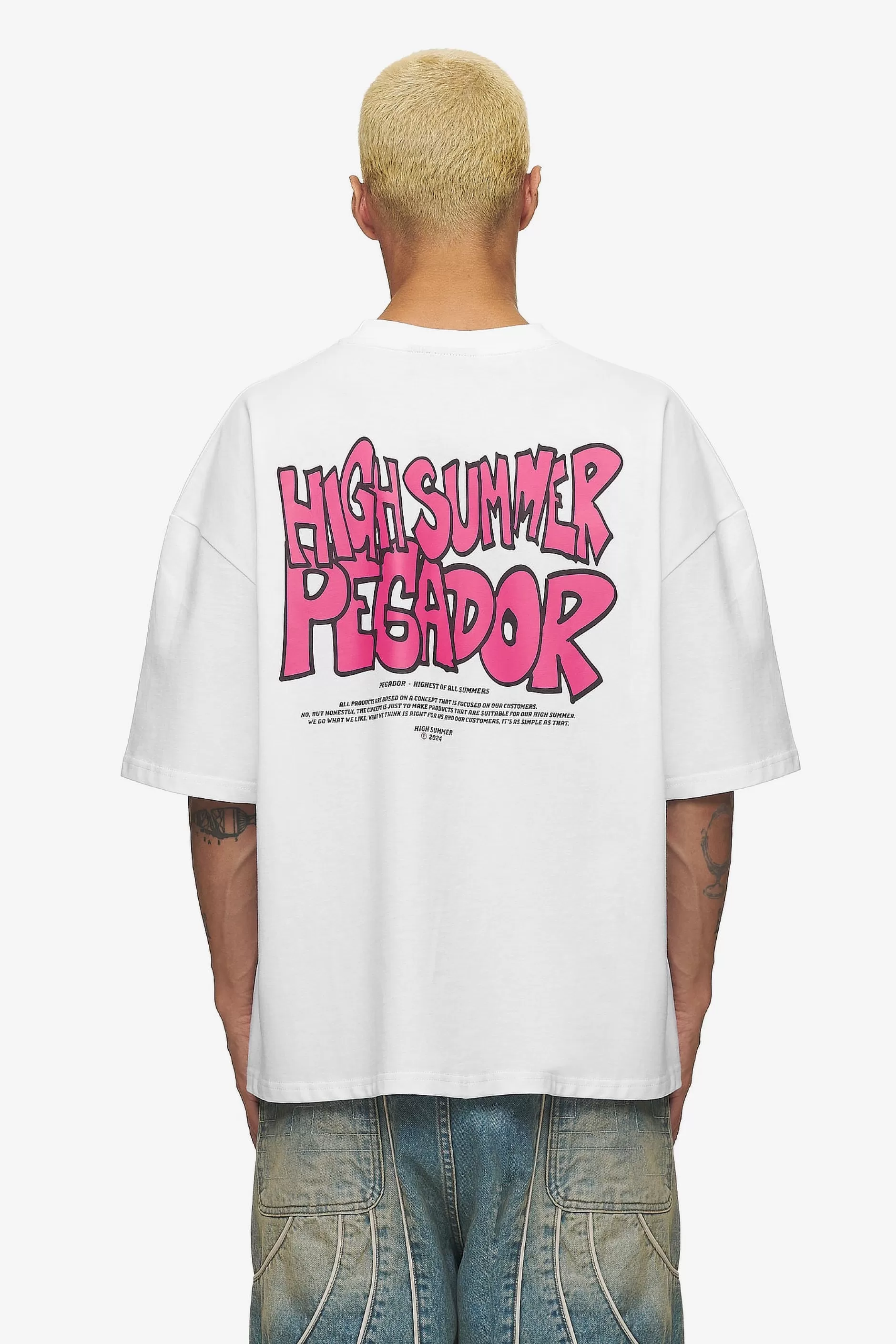 New Pegador Farrar Boxy Tee White