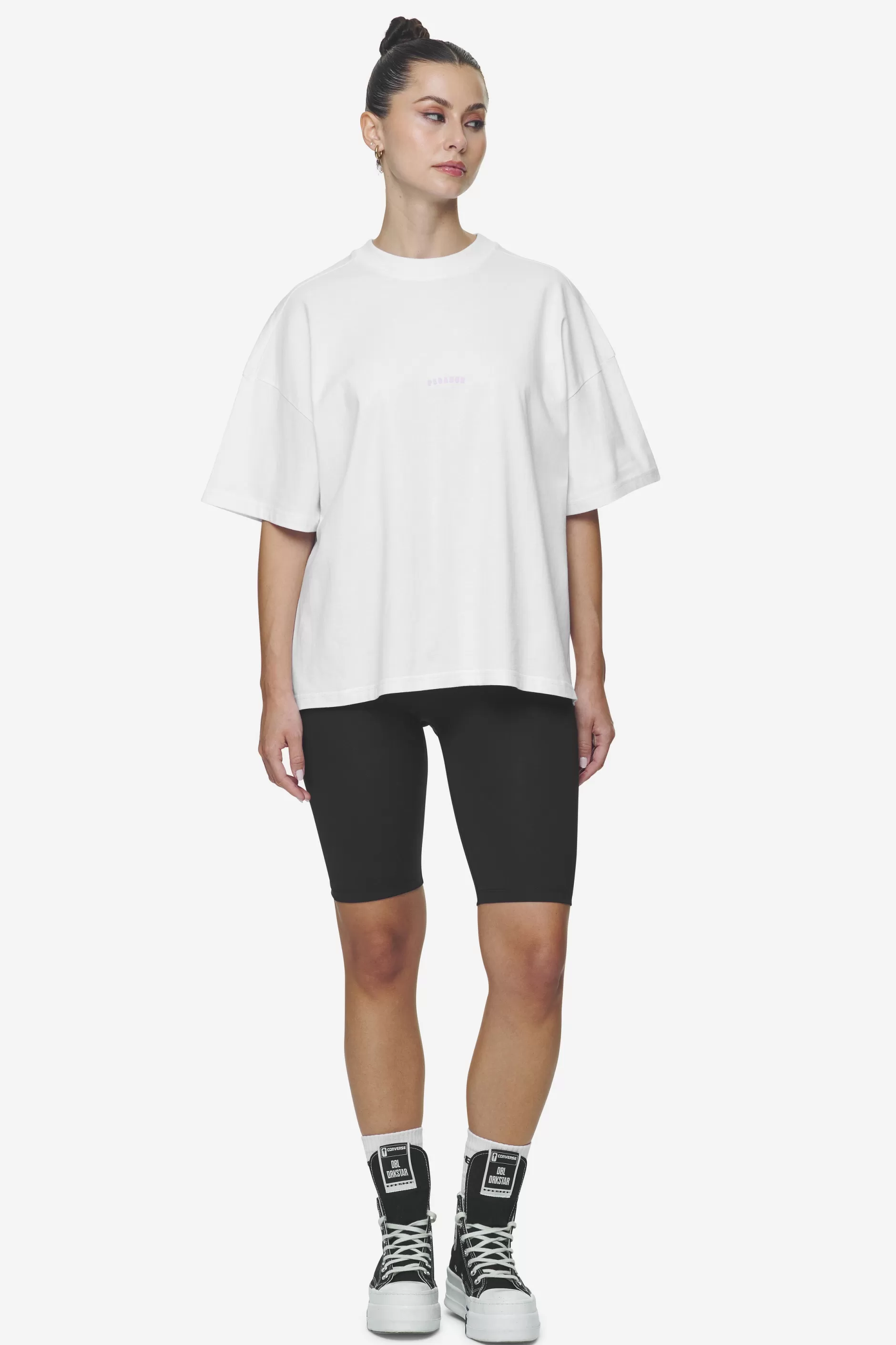 Clearance Pegador Gabi Heavy Oversized Tee White