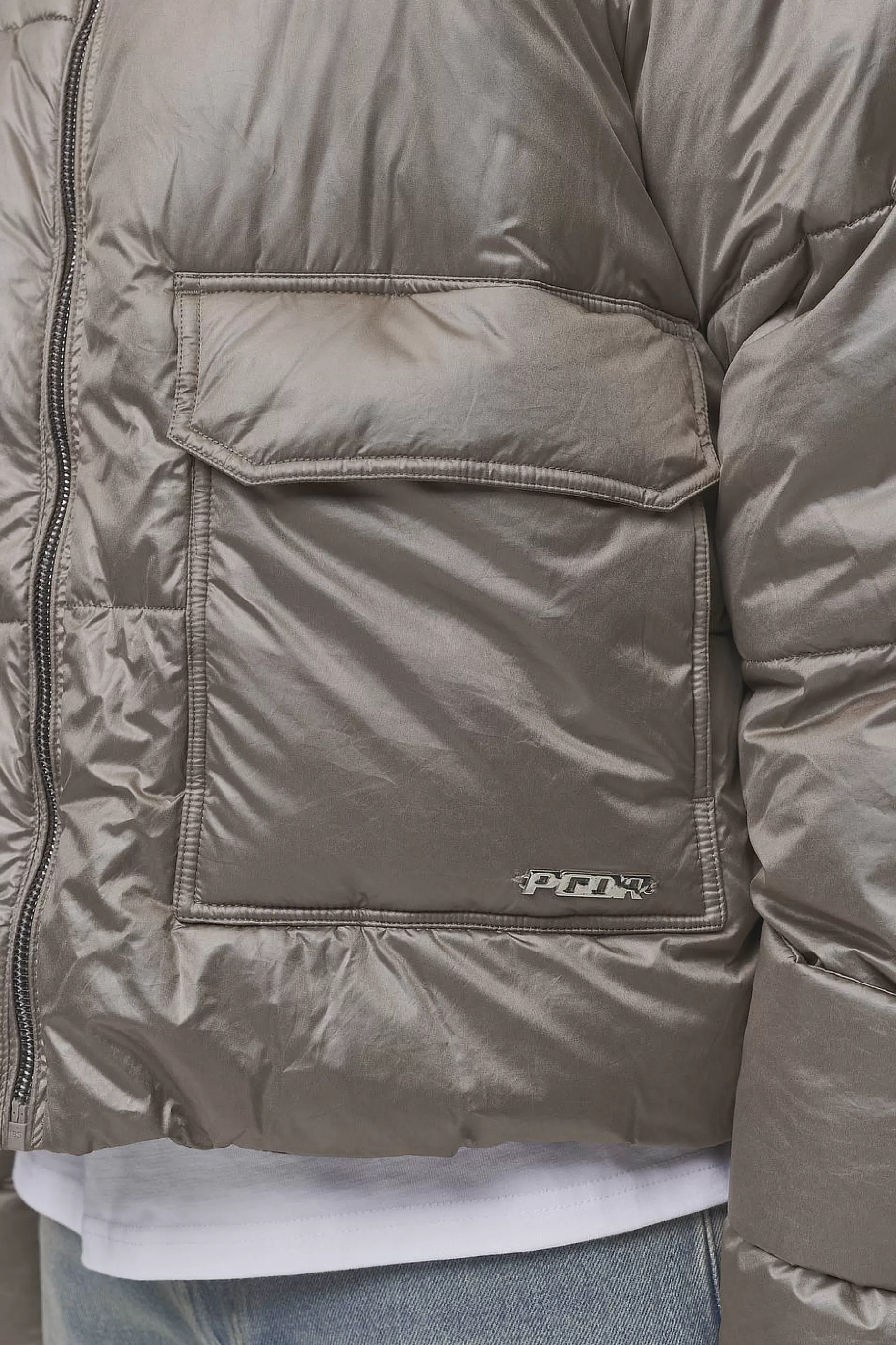 Best Sale Pegador Garrick Vintage Oversized Puffer Jacket Light Brown