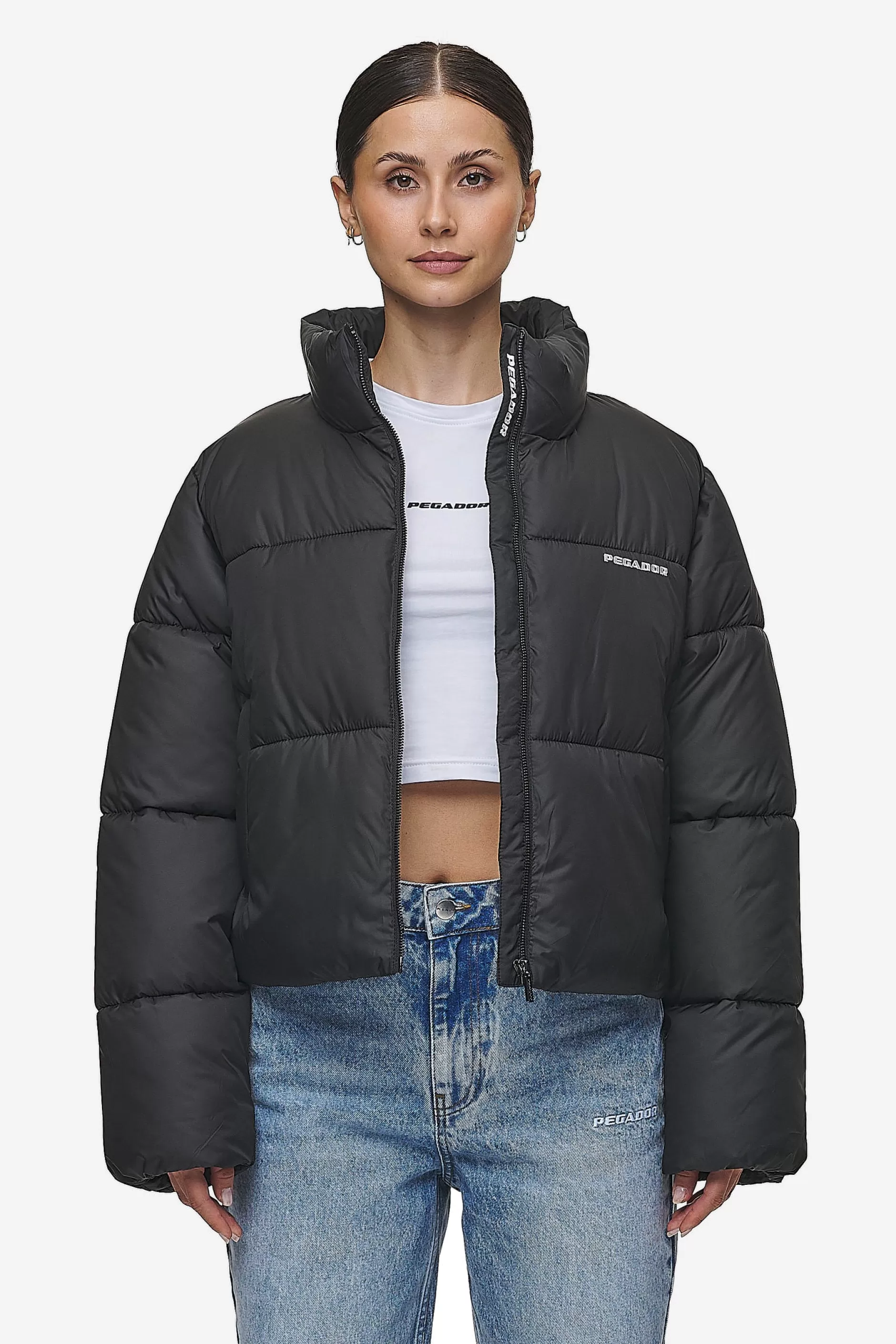 Cheap Pegador Georgia Puffer Jacket Black