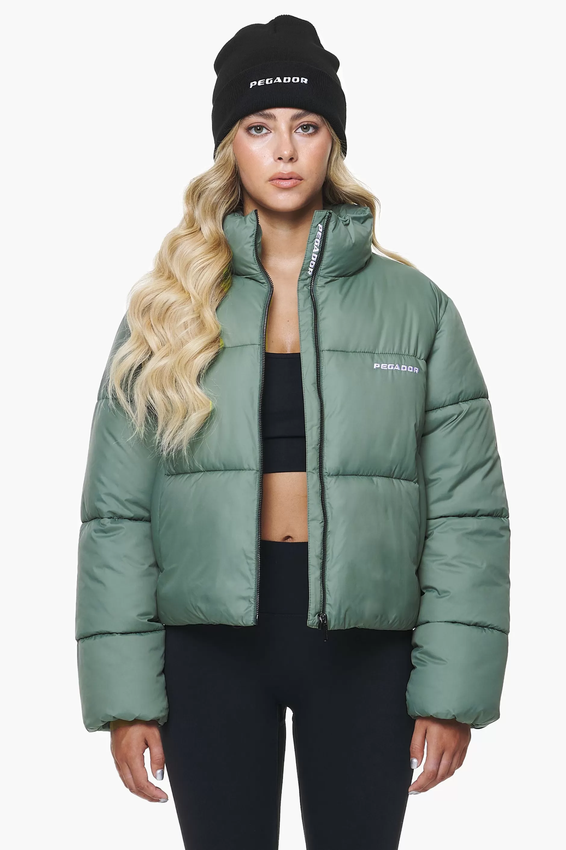 Online Pegador Georgia Puffer Jacket Garden Green