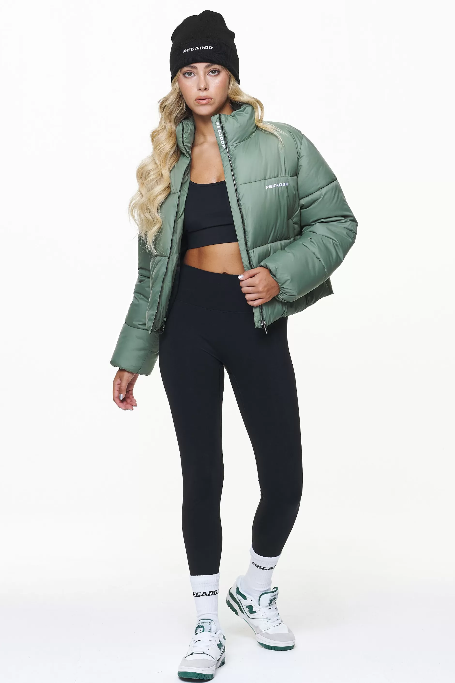 Online Pegador Georgia Puffer Jacket Garden Green