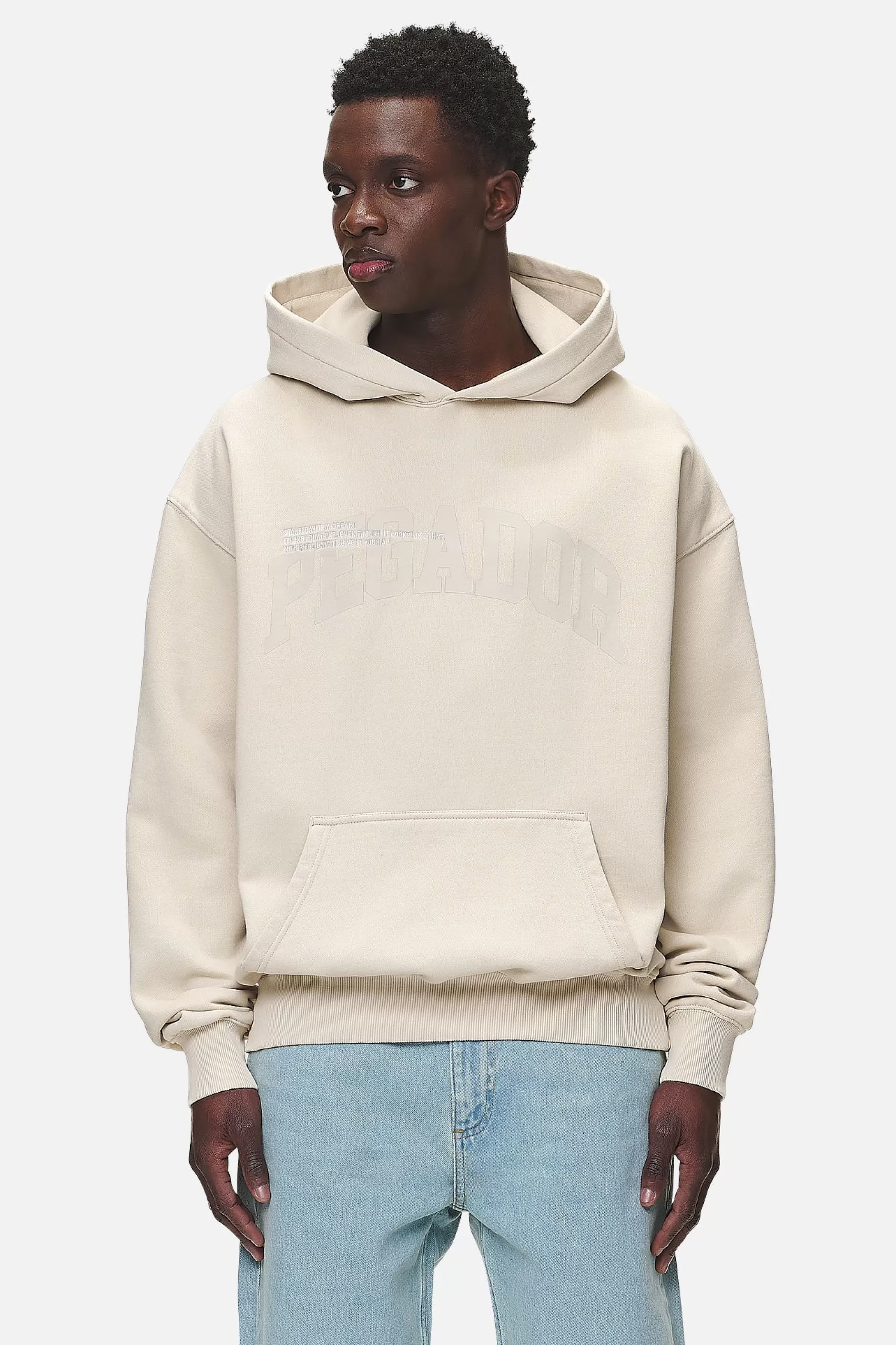 New Pegador Gilford Oversized Hoodie Washed Desert Sand