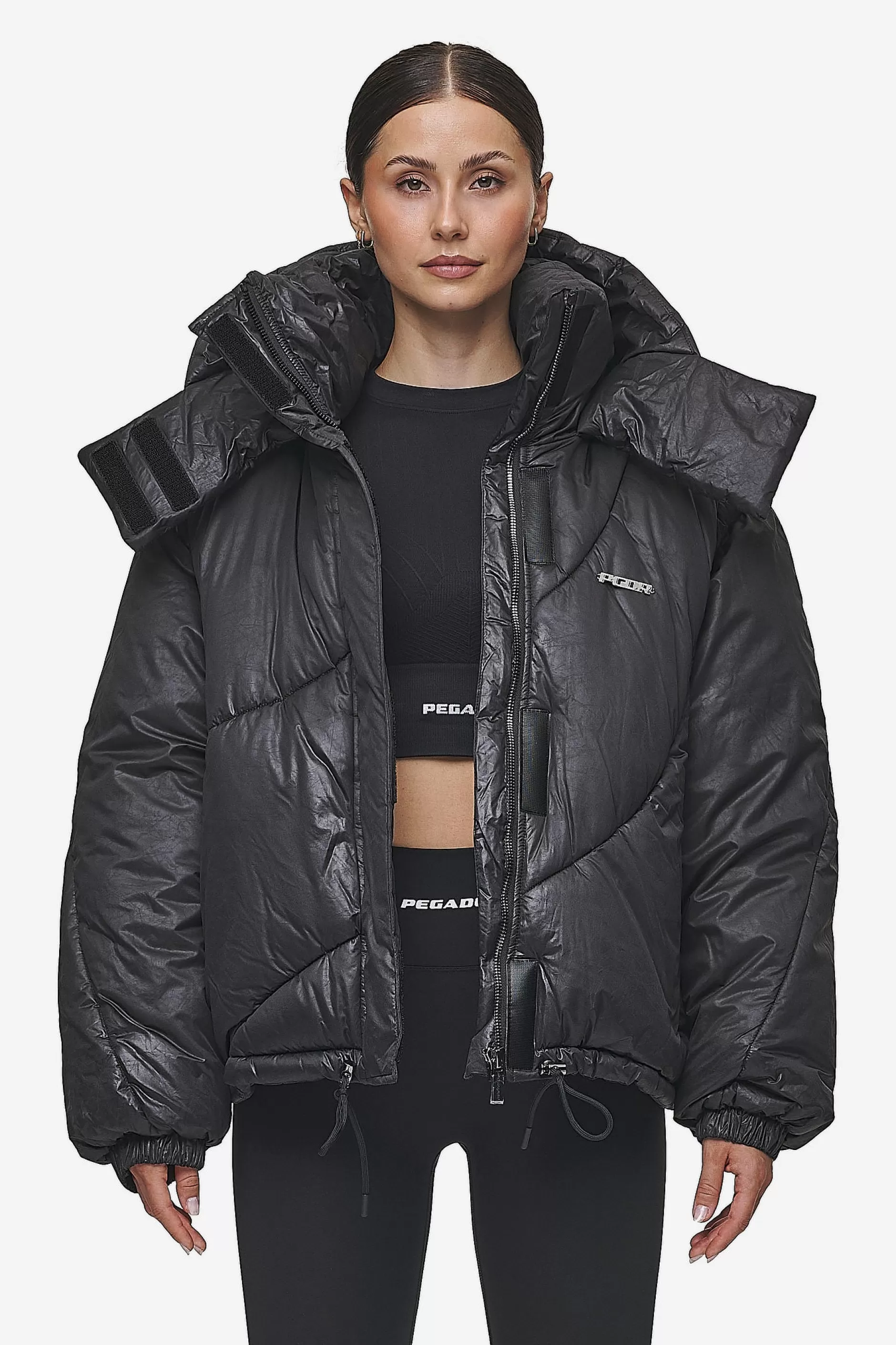 Outlet Pegador Hailey Vintage Oversized Puffer Jacket Black